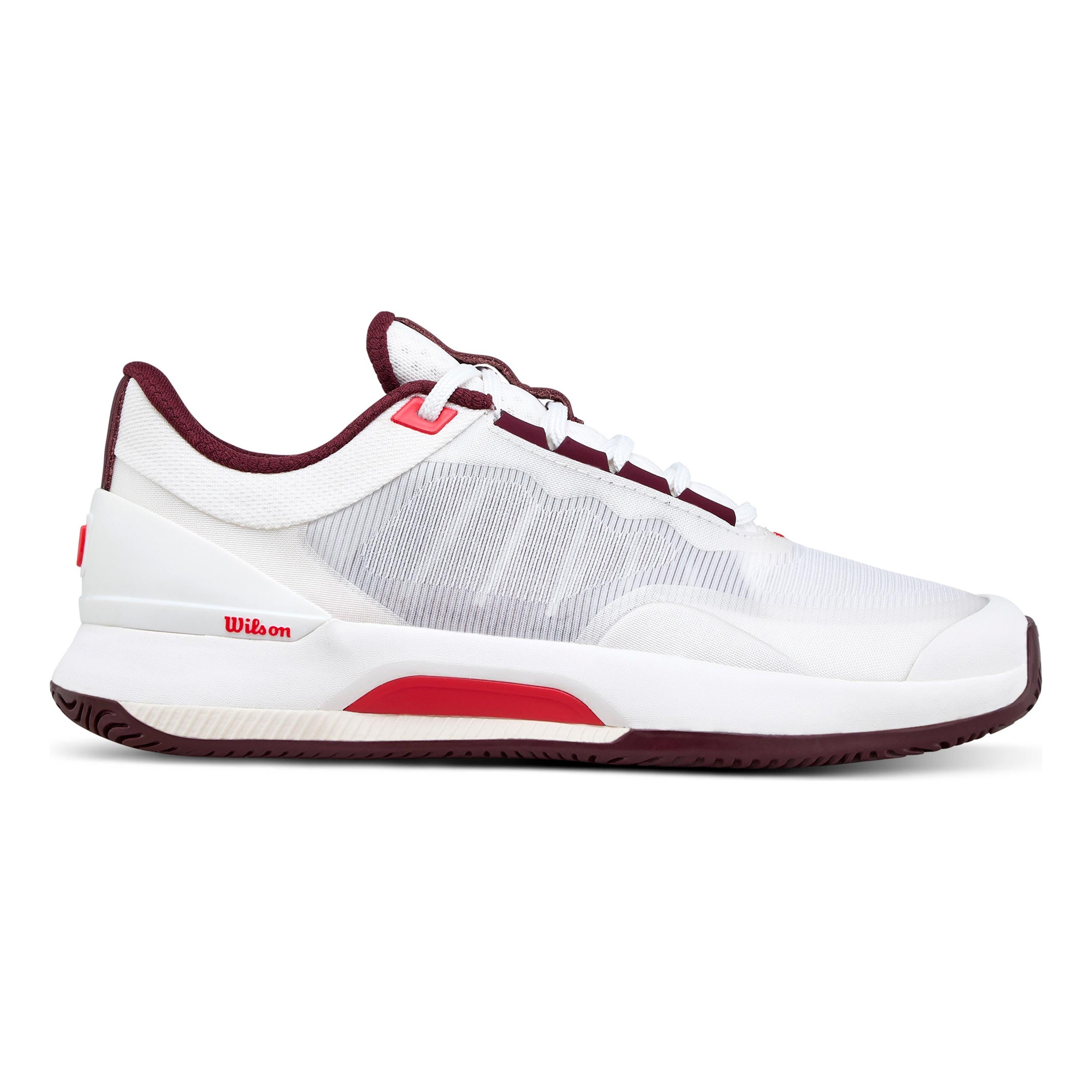 Wilson Intrigue Tour Allcourtschuh Damen - Weiß, Weinrot