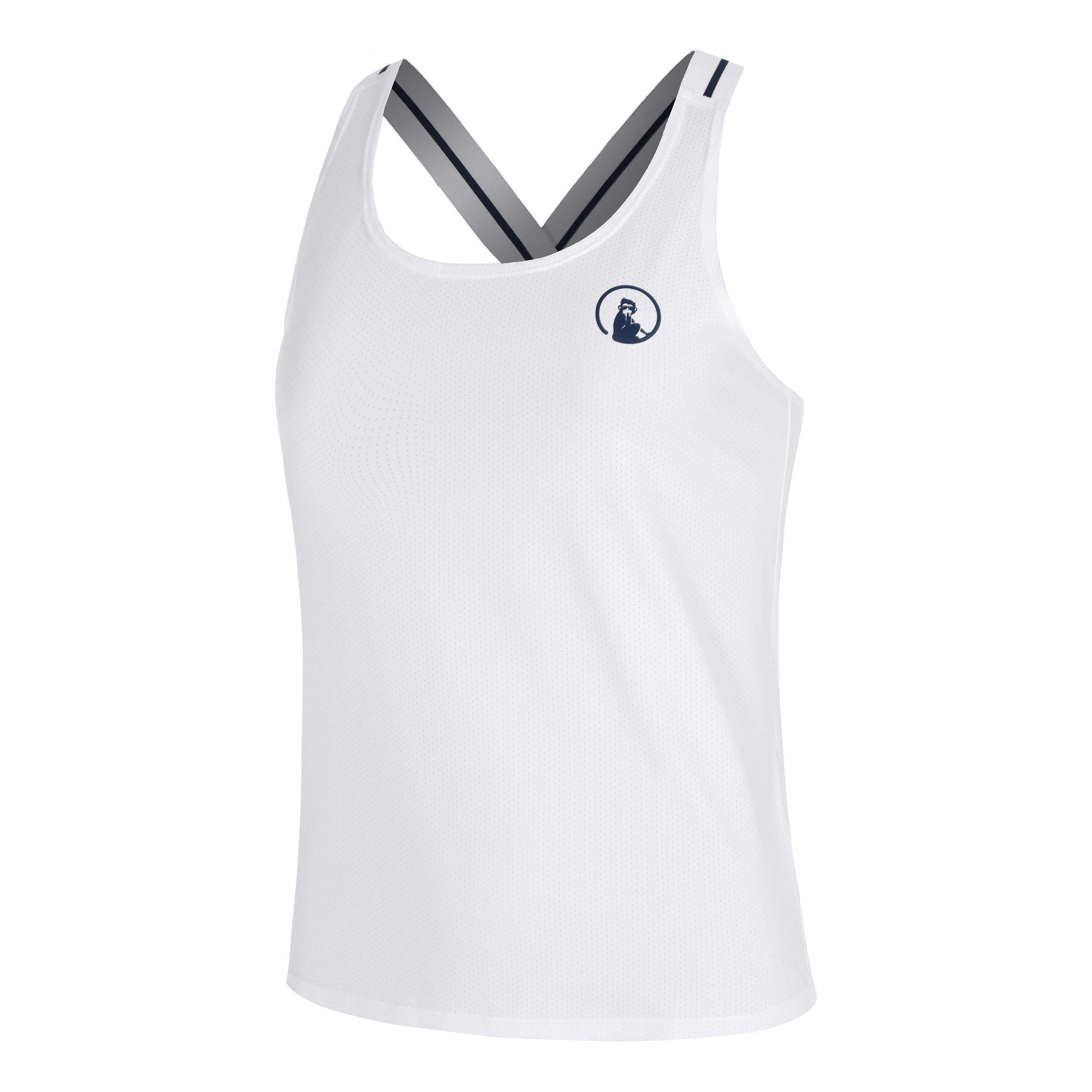 Quiet Please Serve & Volley Tank - Top Damen Weiß