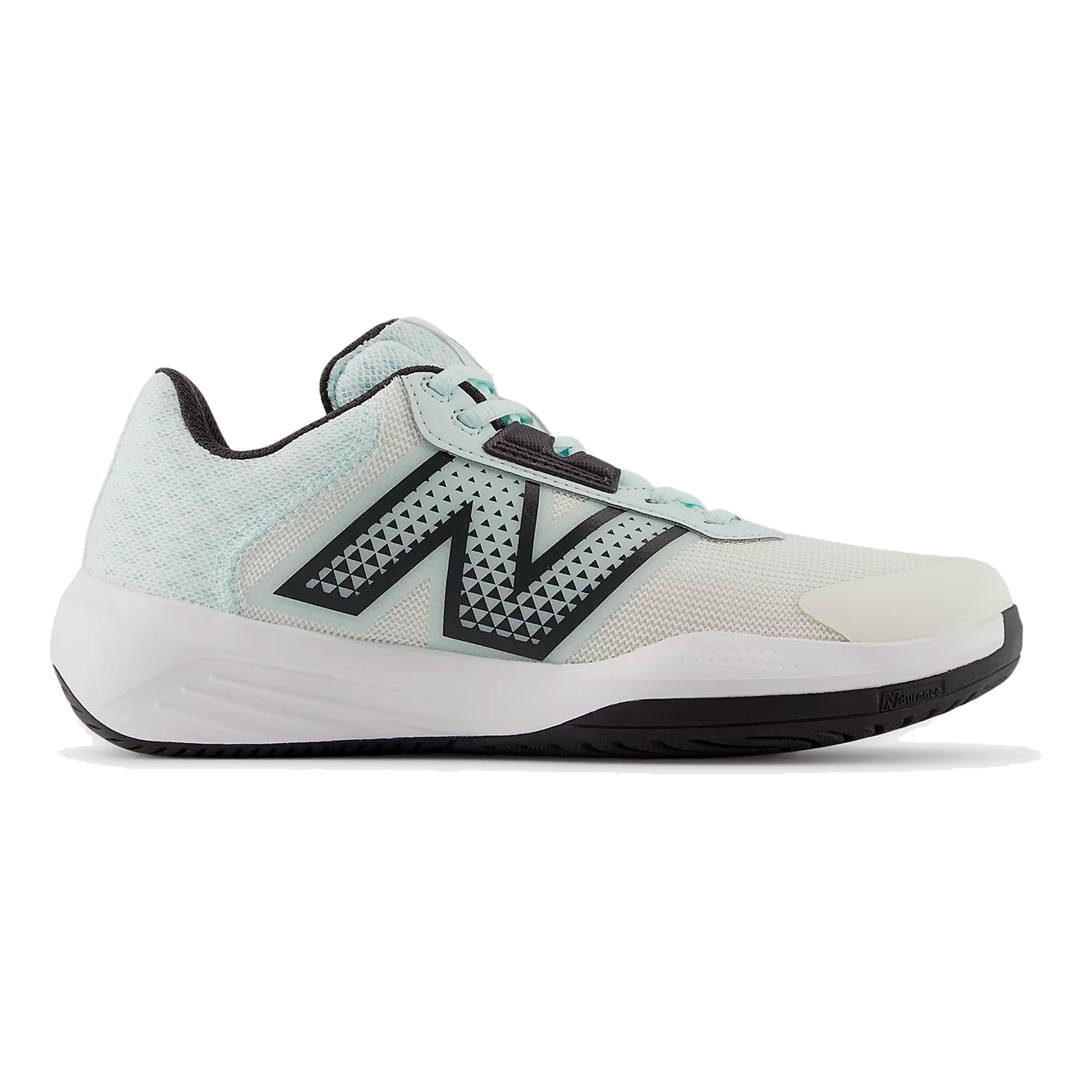 New Balance 696v6 Allcourtschuh Damen - Weiß, Hellblau
