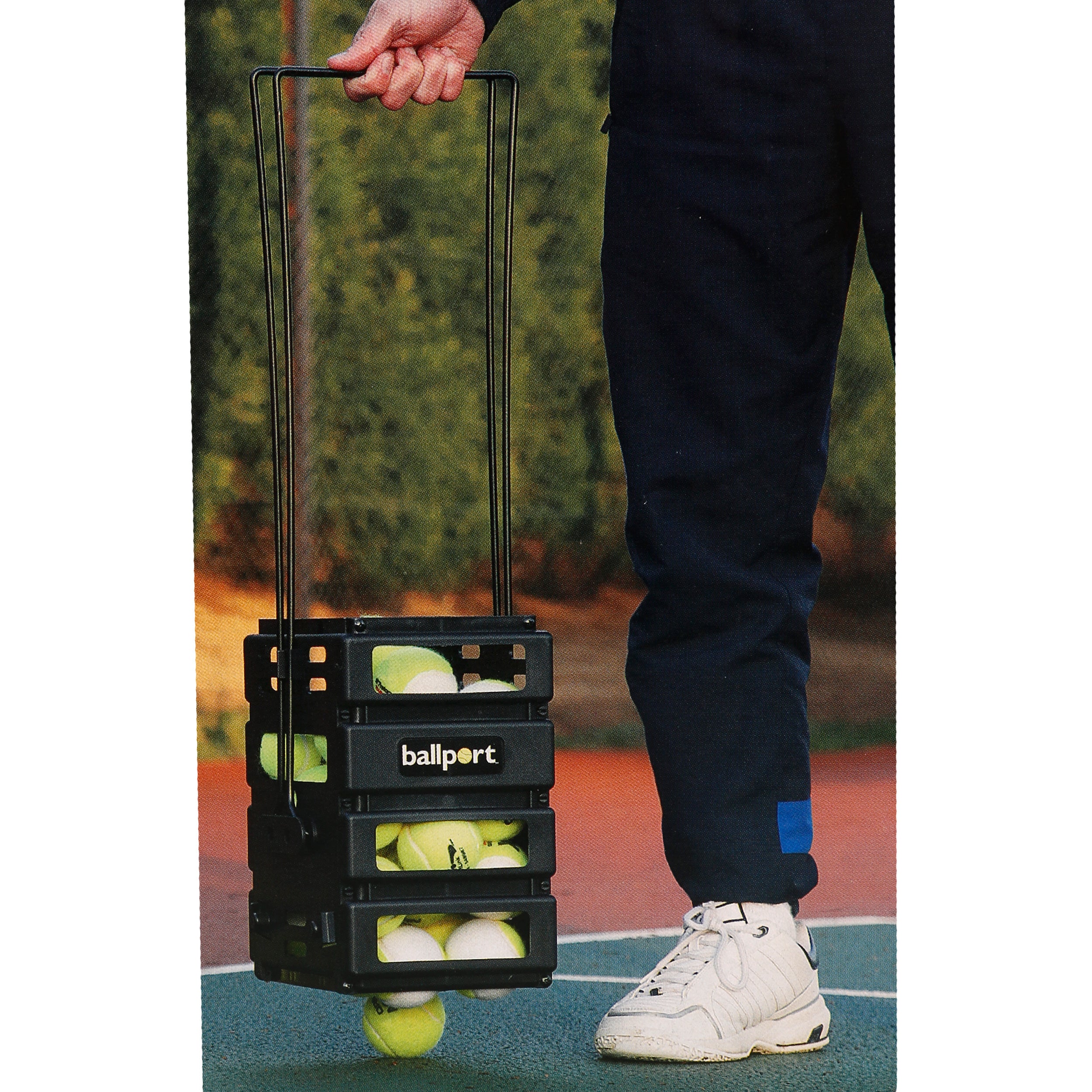 Tourna Ballkorb - Schwarz