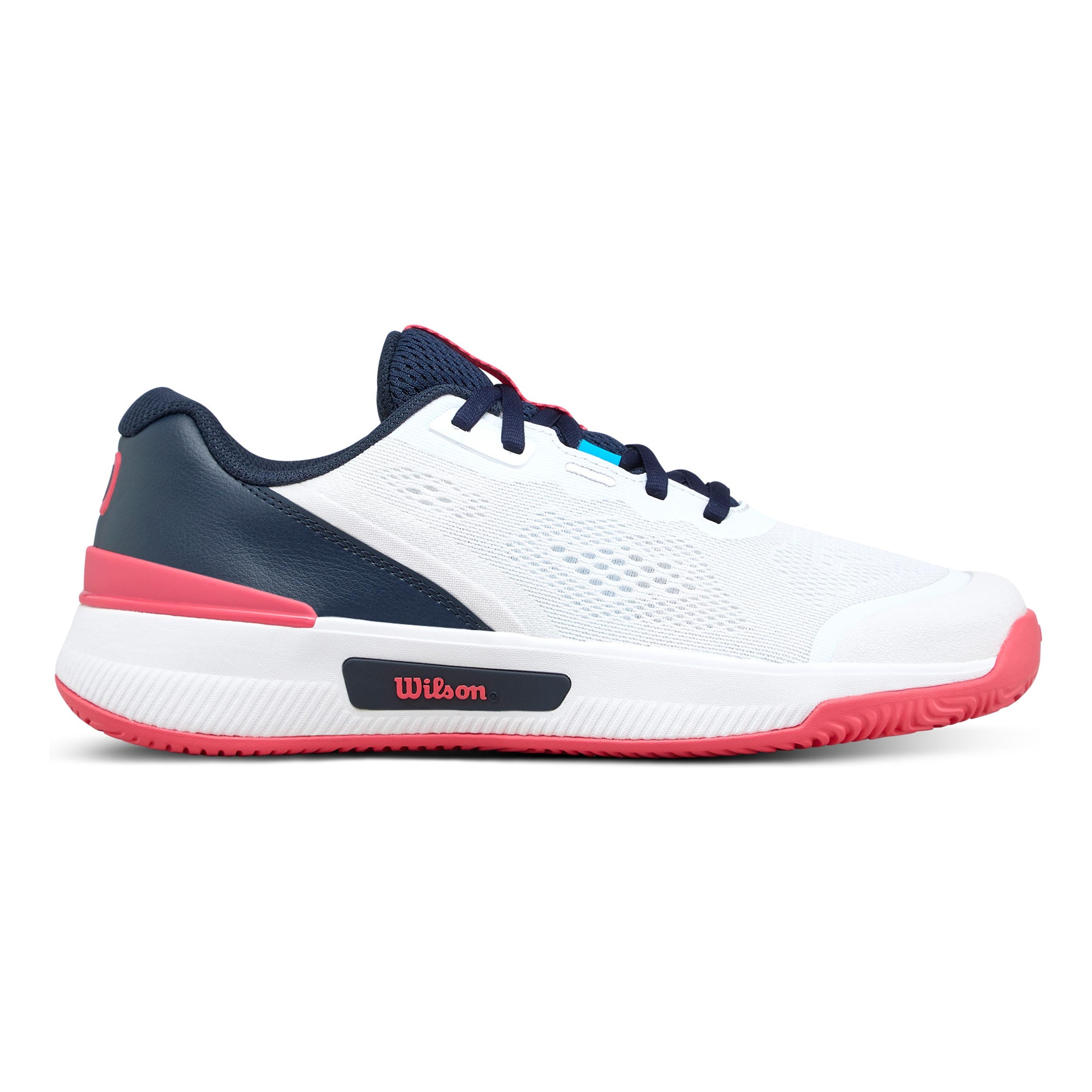 Wilson Intrigue Pro Allcourtschuh Damen - Weiß, Dunkelblau