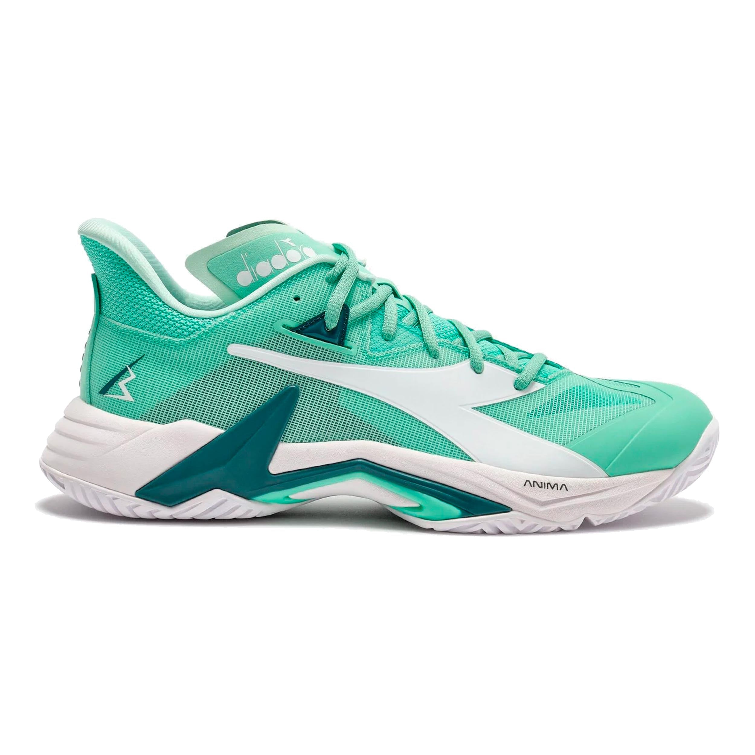 Diadora B.icon 3 Allcourtschuh Herren - Türkis, Weiß