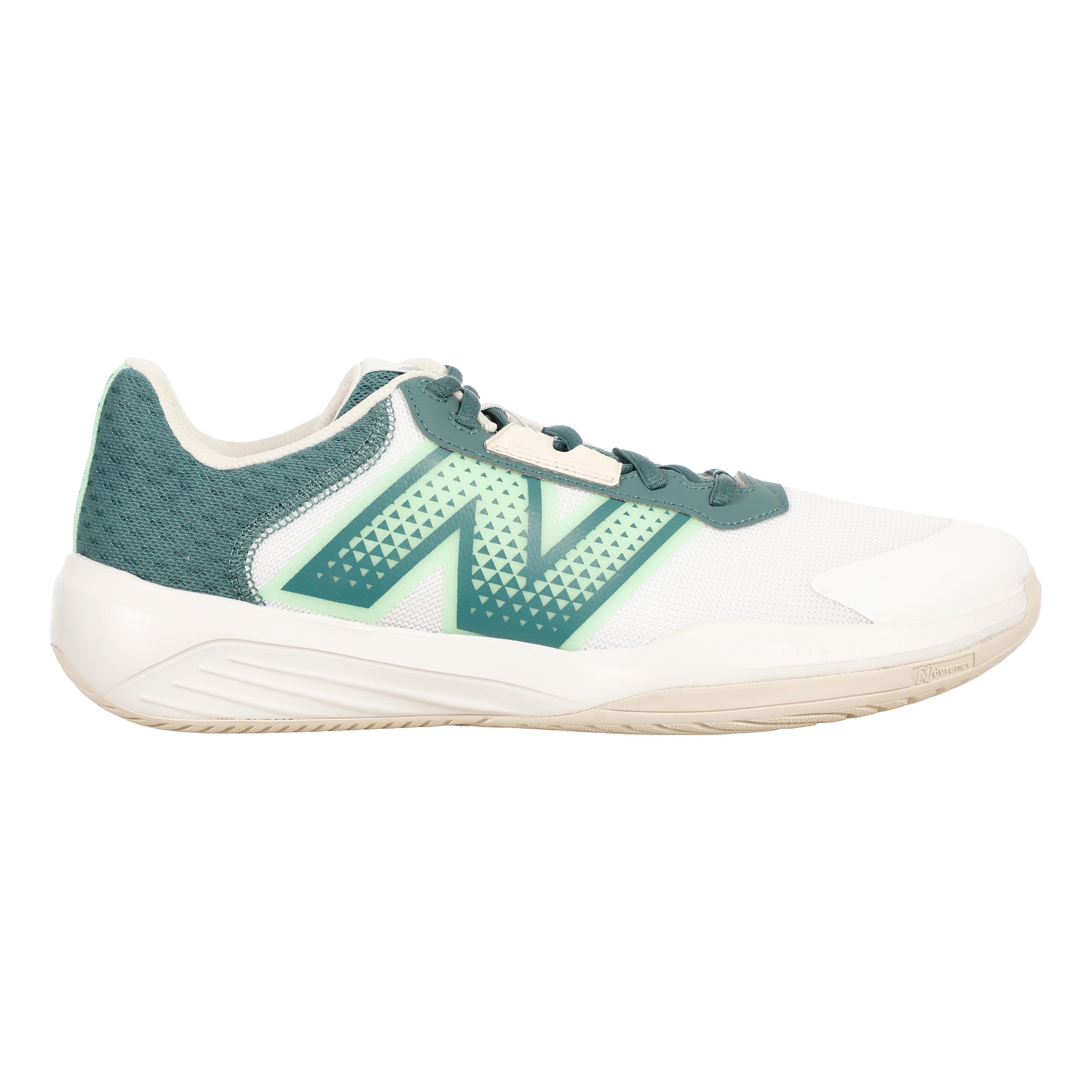 New Balance 696 Allcourtschuh Herren - Weiß, Grün