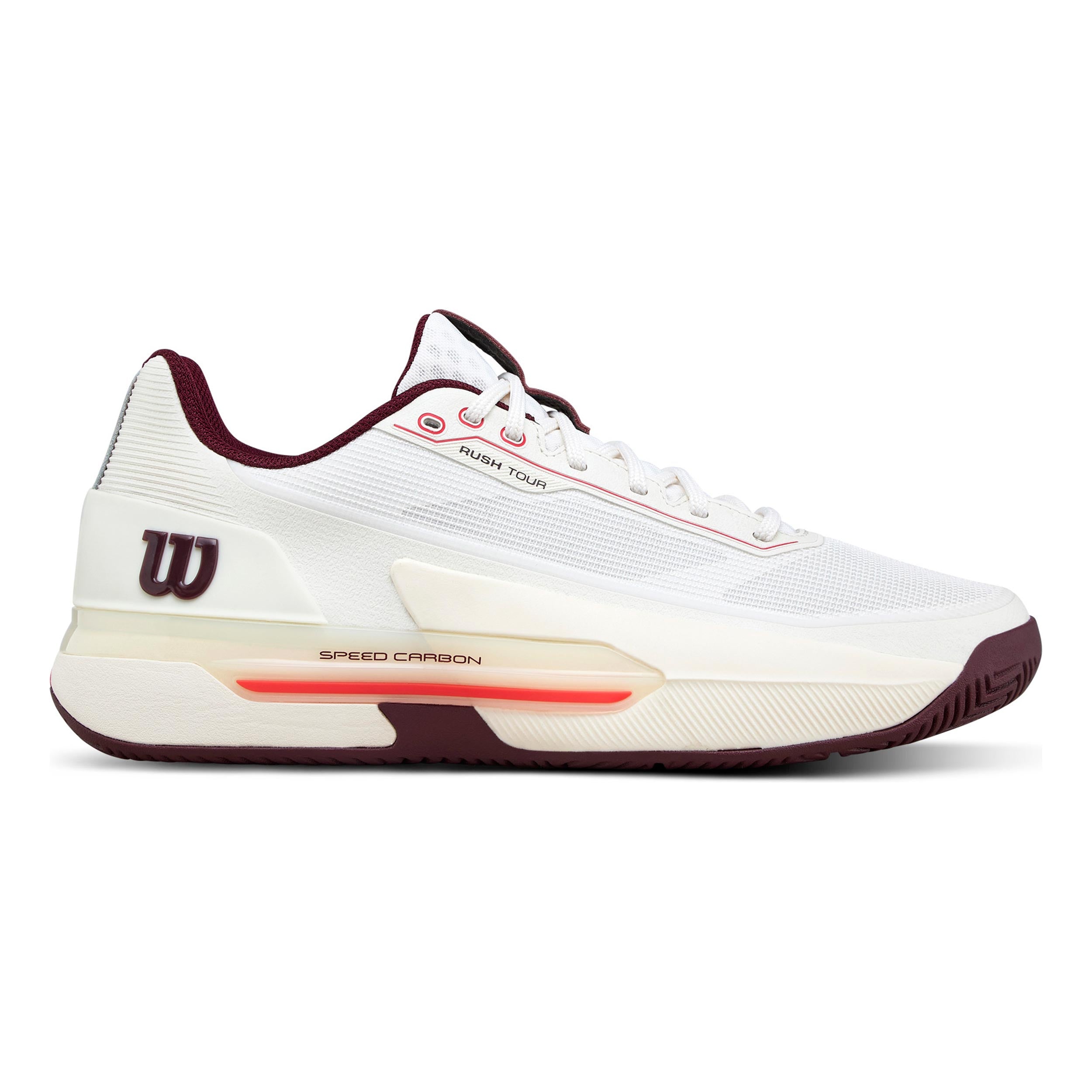Wilson Rush Tour 5 Allcourtschuh Herren - Weiß, Weinrot