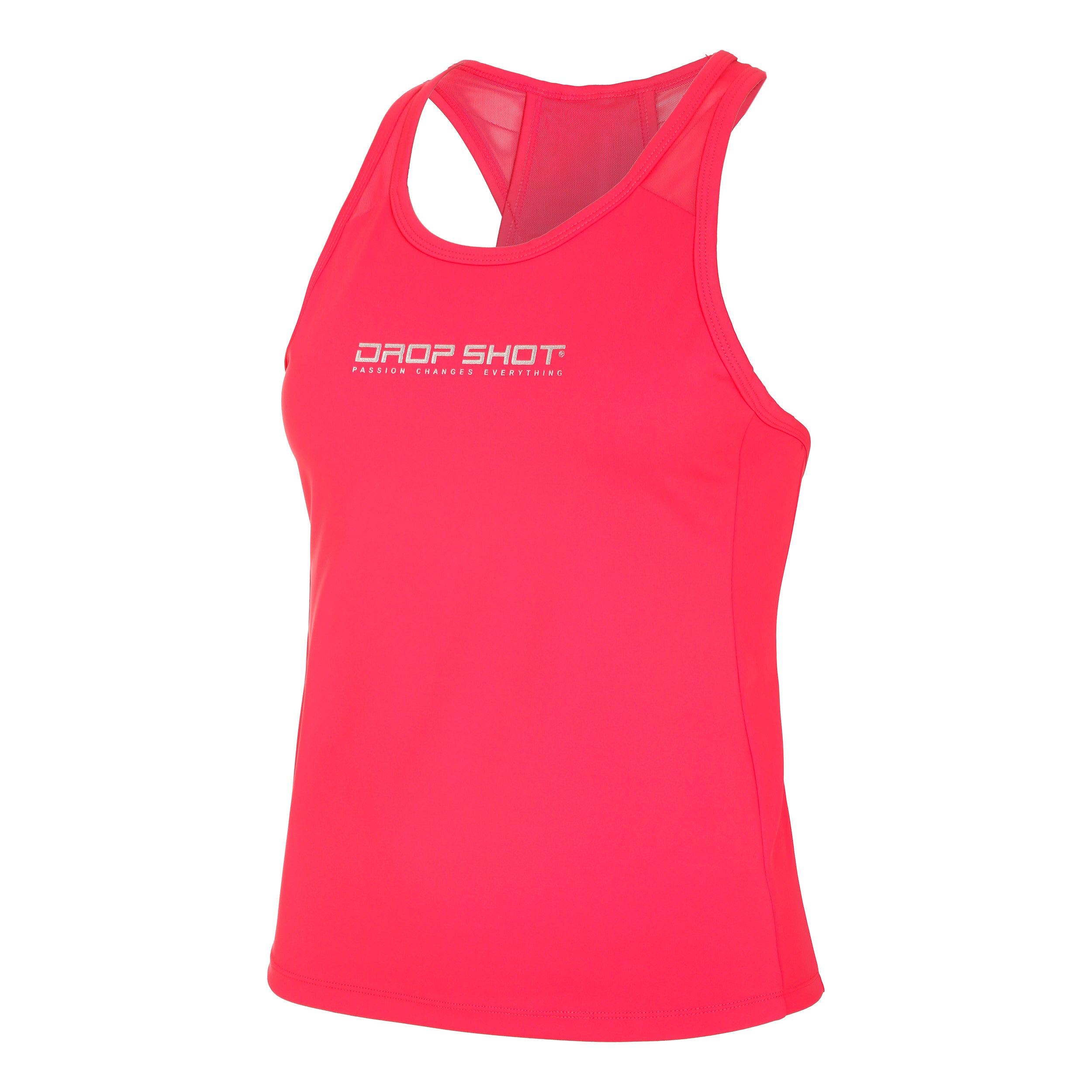 Drop Shot Tank - Top Damen Rot