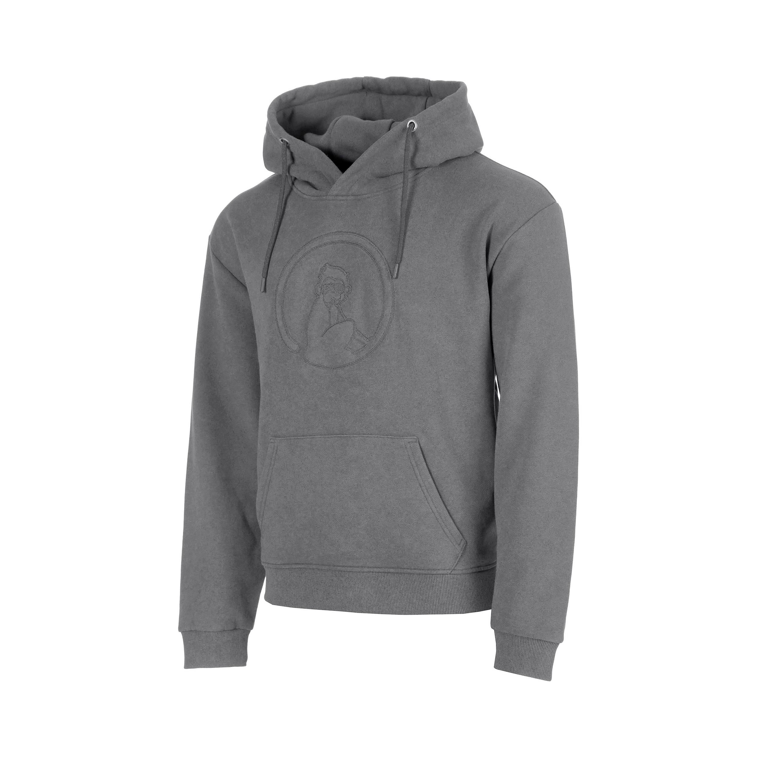 Quiet Please Crush Washed Out Loose Fit Hoody Jungen - Dunkelgrau, Dunkelgrau