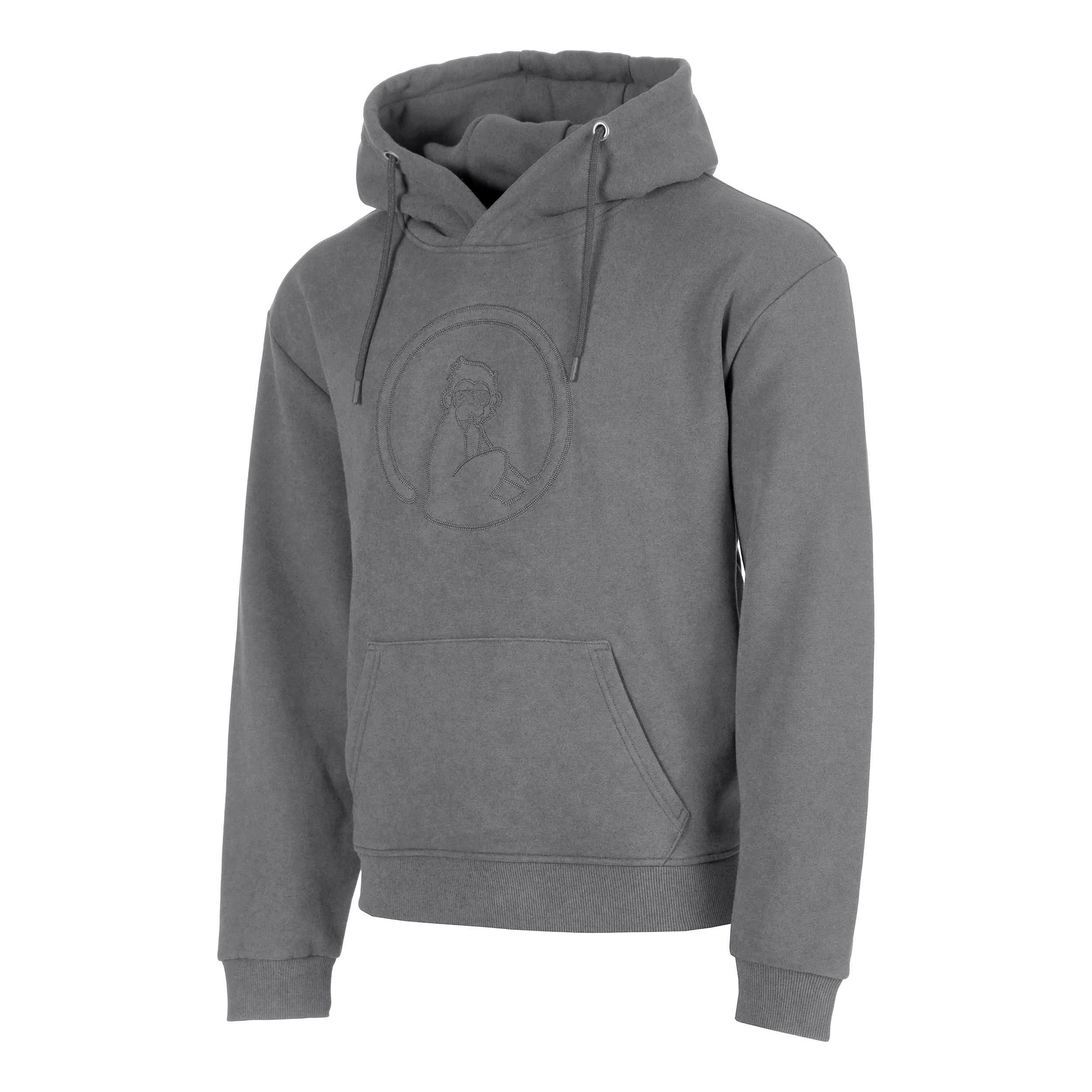 Quiet Please Crush Washed Out Loose Fit Hoody Herren - Hellgrau, Hellgrau