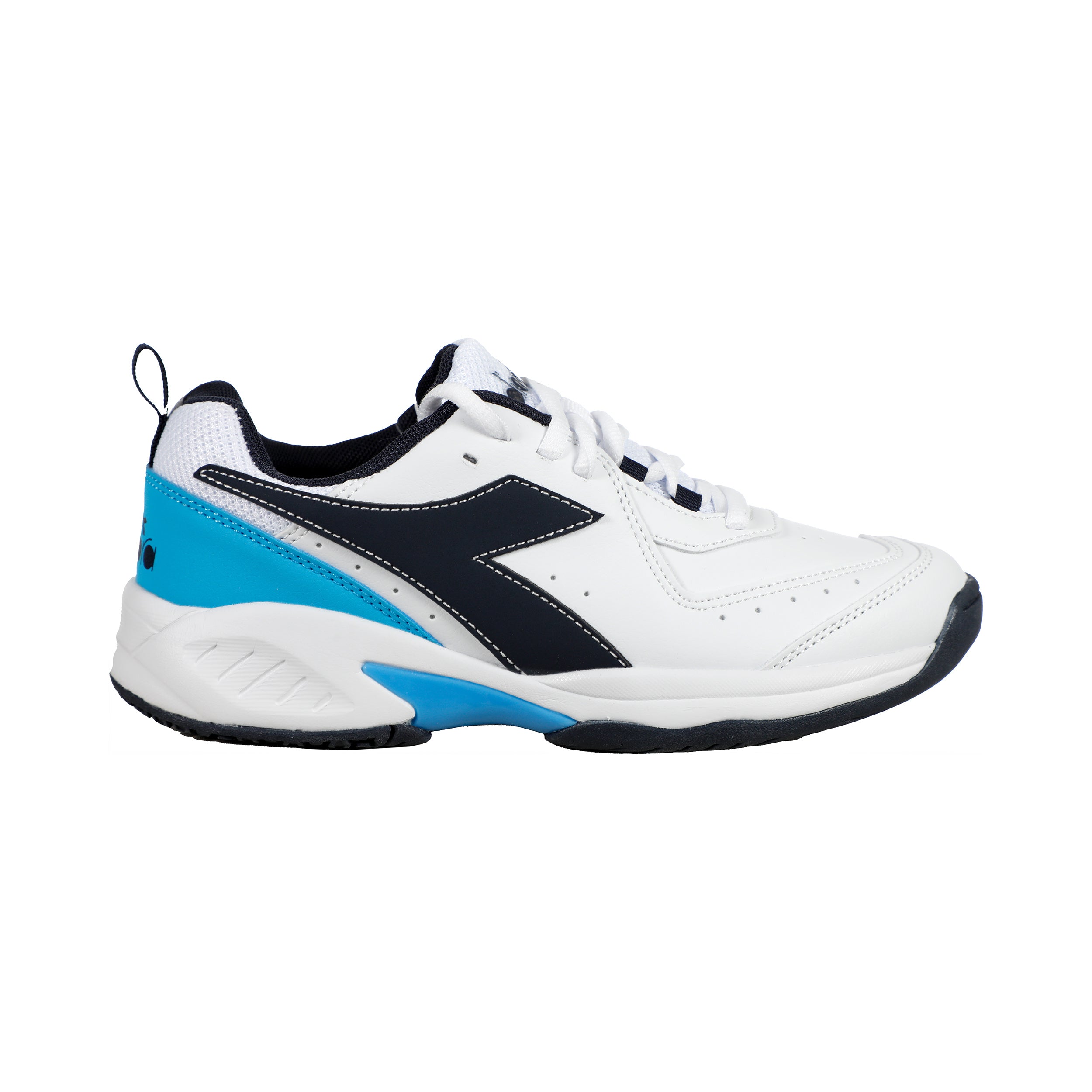 Diadora S. Challenge 5 Allcourtschuh Kinder - Weiß, Blau