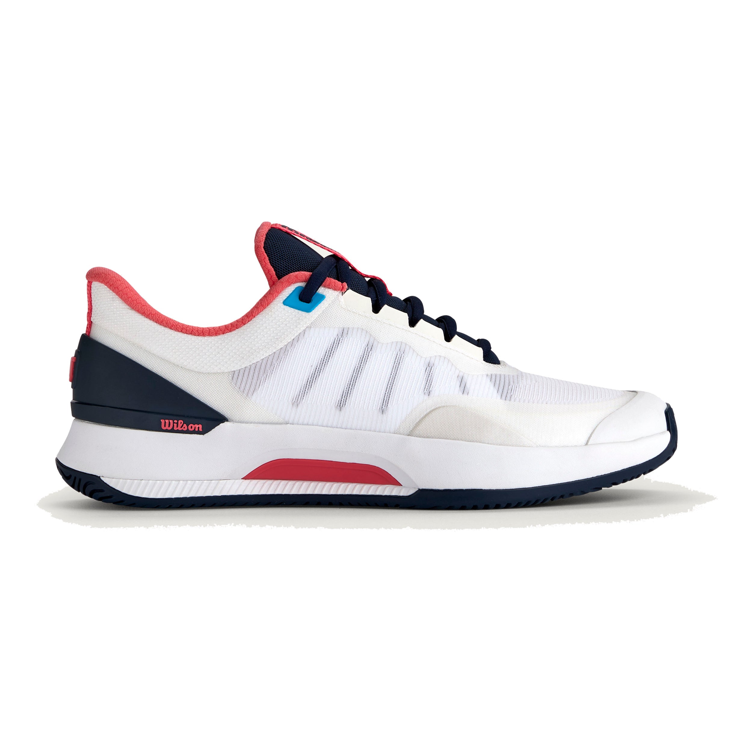 Wilson Intrigue Tour Allcourtschuh Damen - Weiß, Dunkelblau