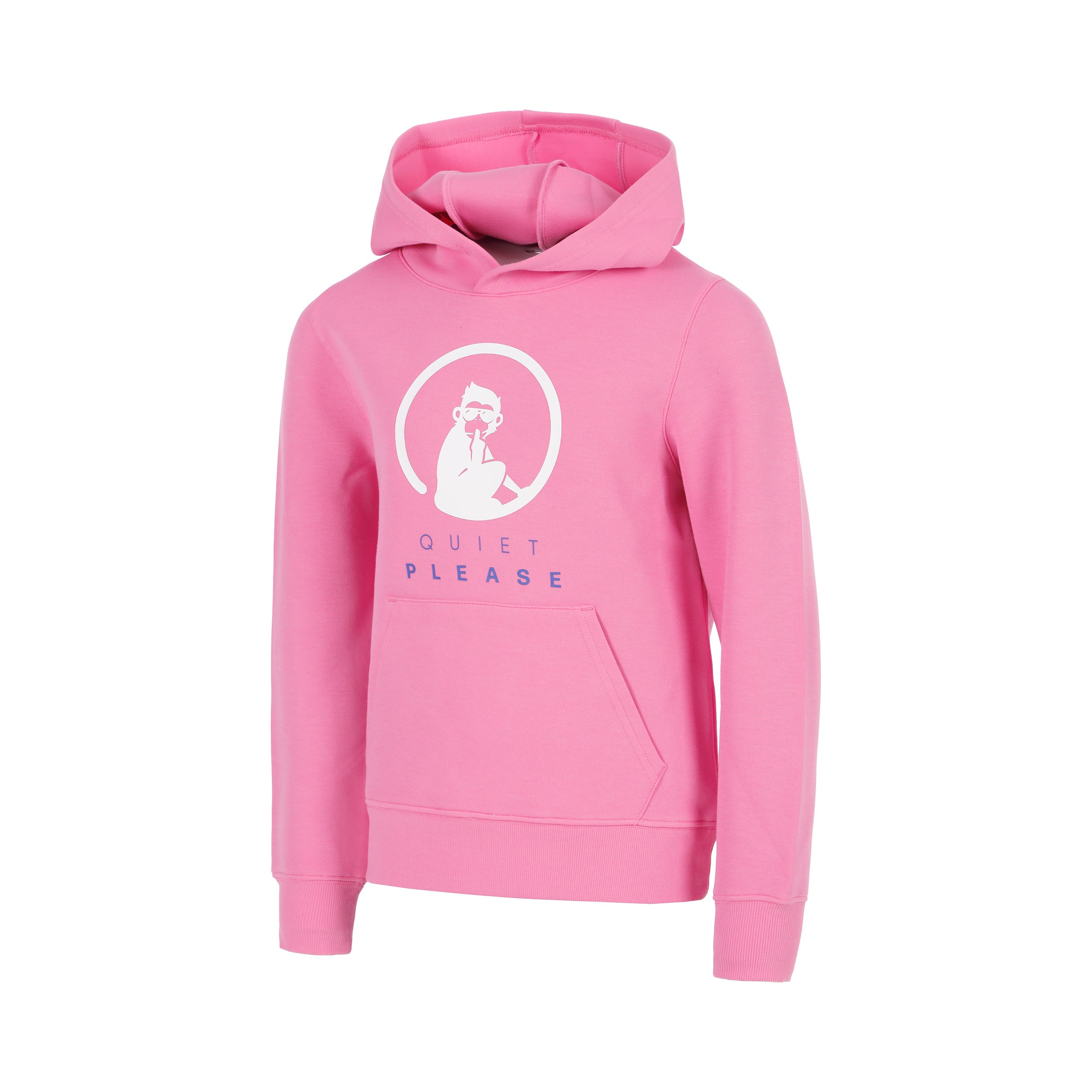 Quiet Please Crushaseline Logo Hoody Mädchen - Pink, Weiß