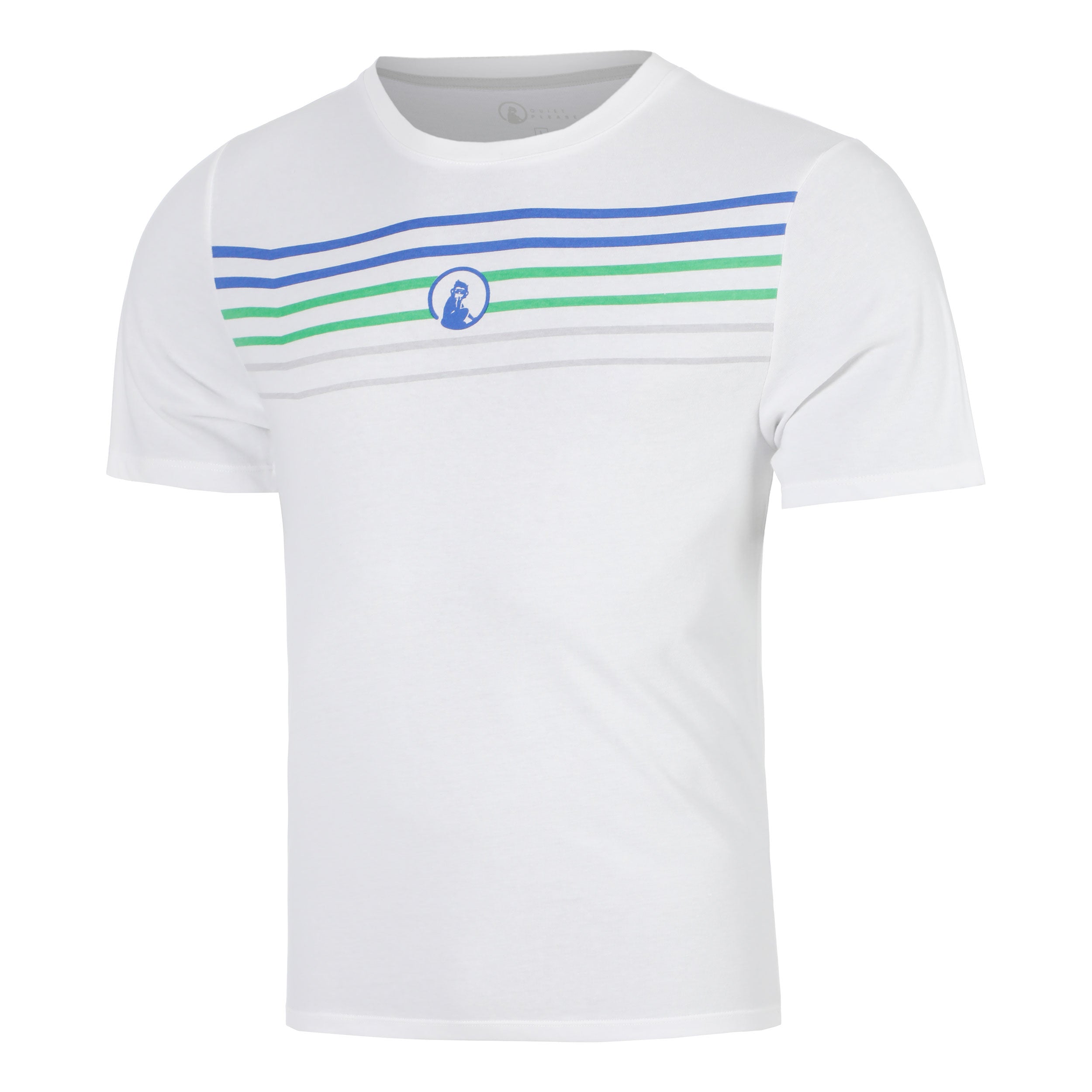 Quiet Please Trainings Stripe T - Shirt Herren