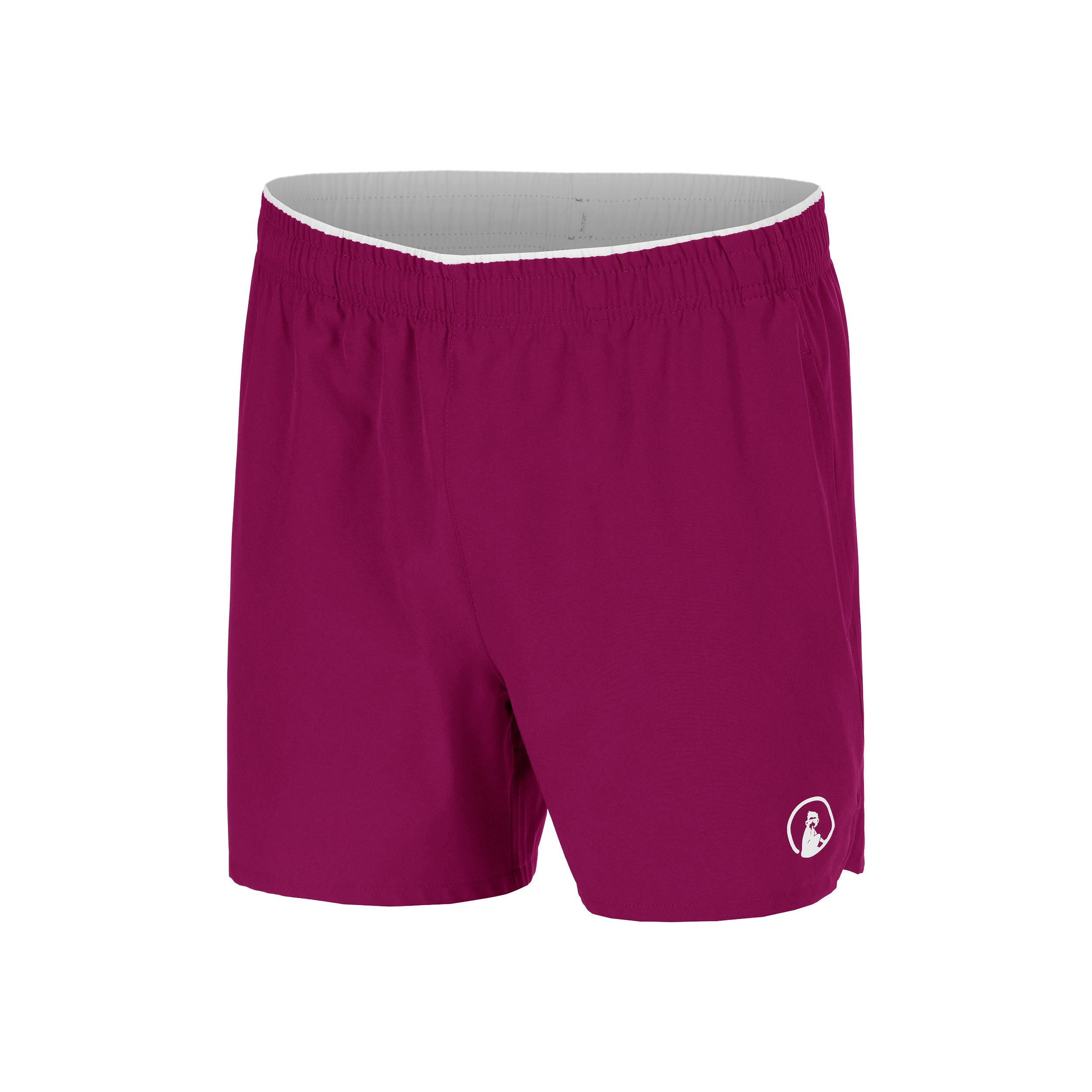 Quiet Please Smash Shorts Jungen - Berry, Weiß