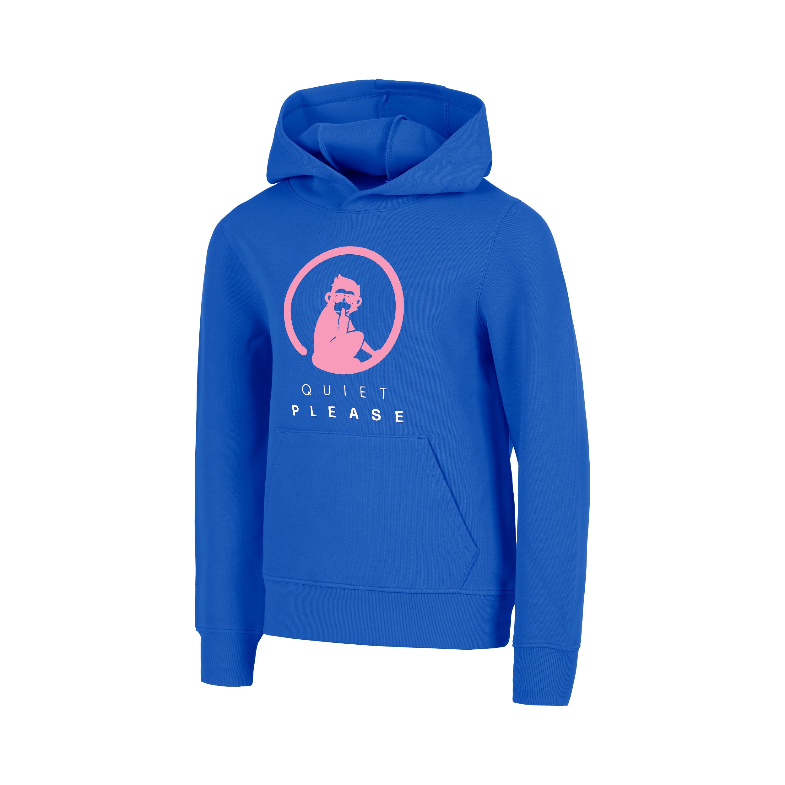 Quiet Please Crushaseline Logo Hoody Mädchen - Blau, Pink