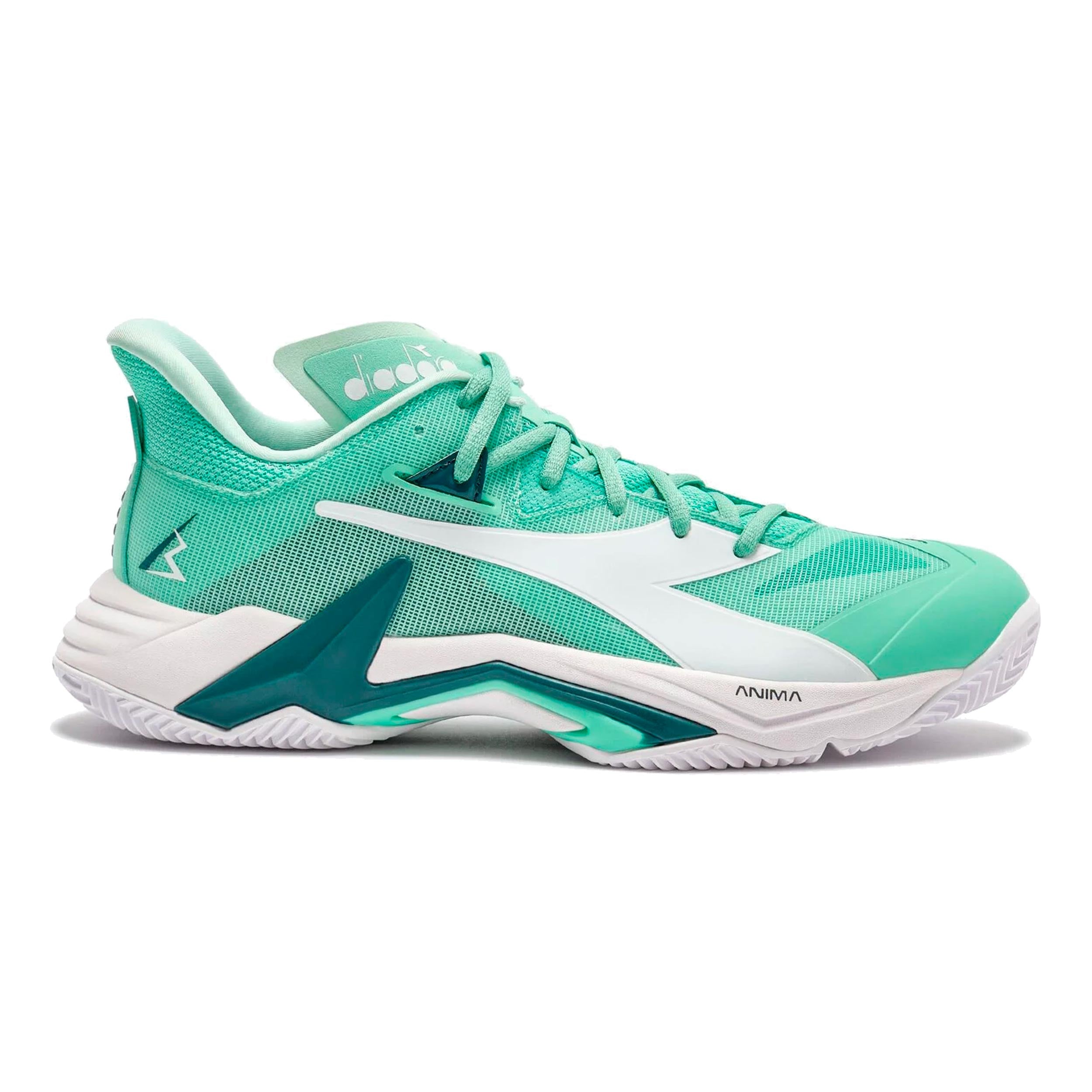 Diadora B.icon 3 Sandplatzschuh Herren - Türkis, Weiß