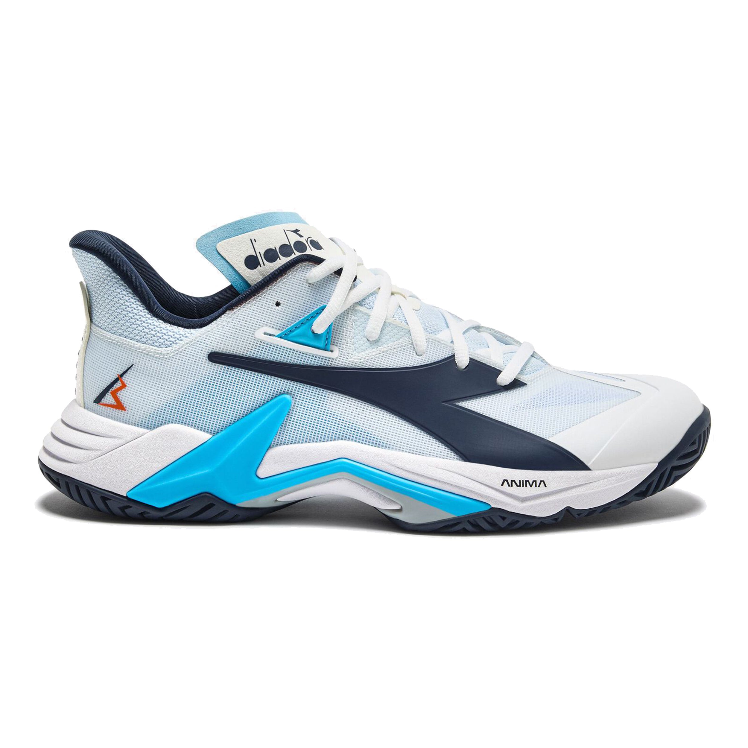 Diadora B.icon 3 Sandplatzschuh Herren - Weiß, Dunkelblau