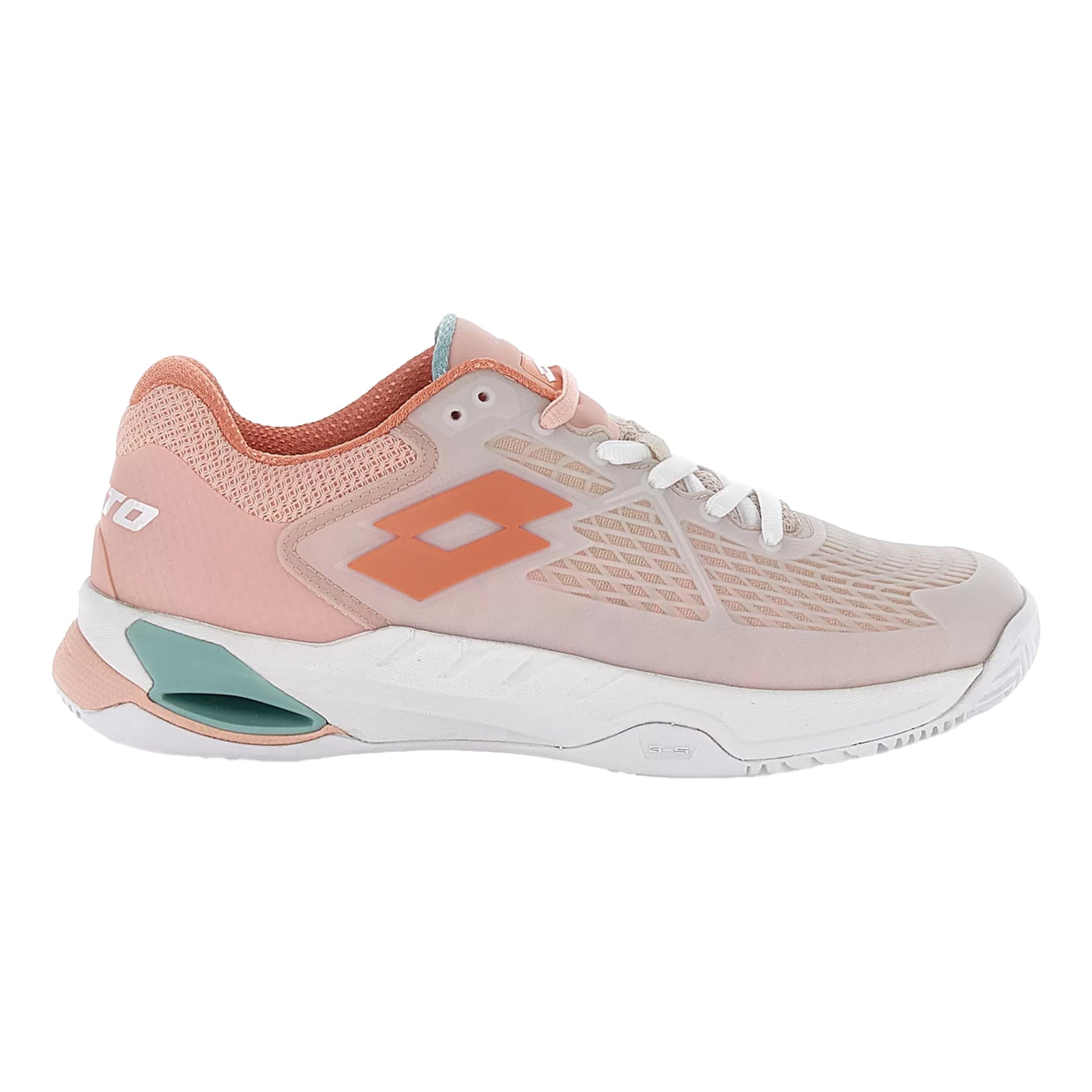 Lotto Mirage 100 Ii Sandplatzschuh Damen - Weiß, Koralle
