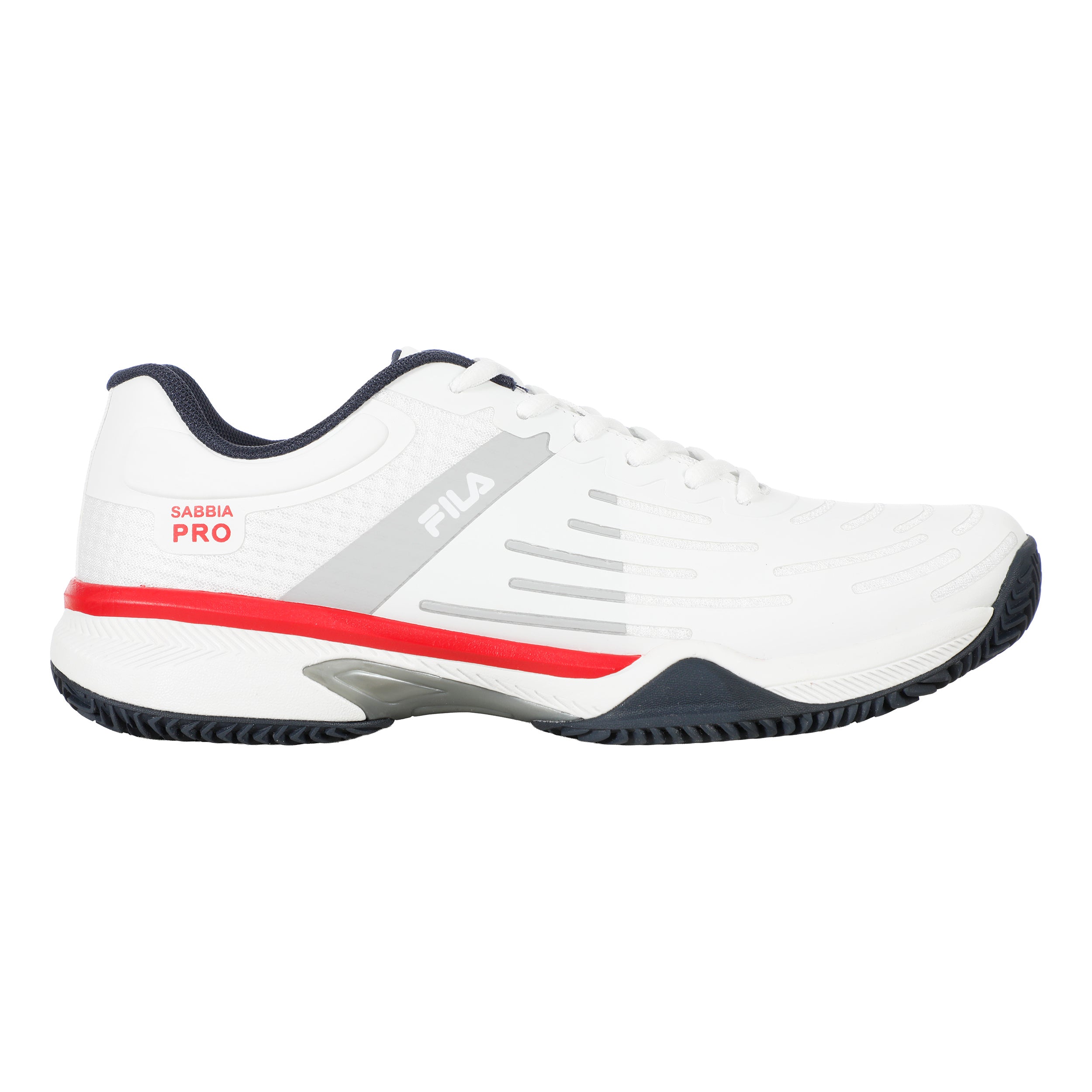 Fila Sabbia Pro Sandplatzschuh Herren - Weiß, Rot