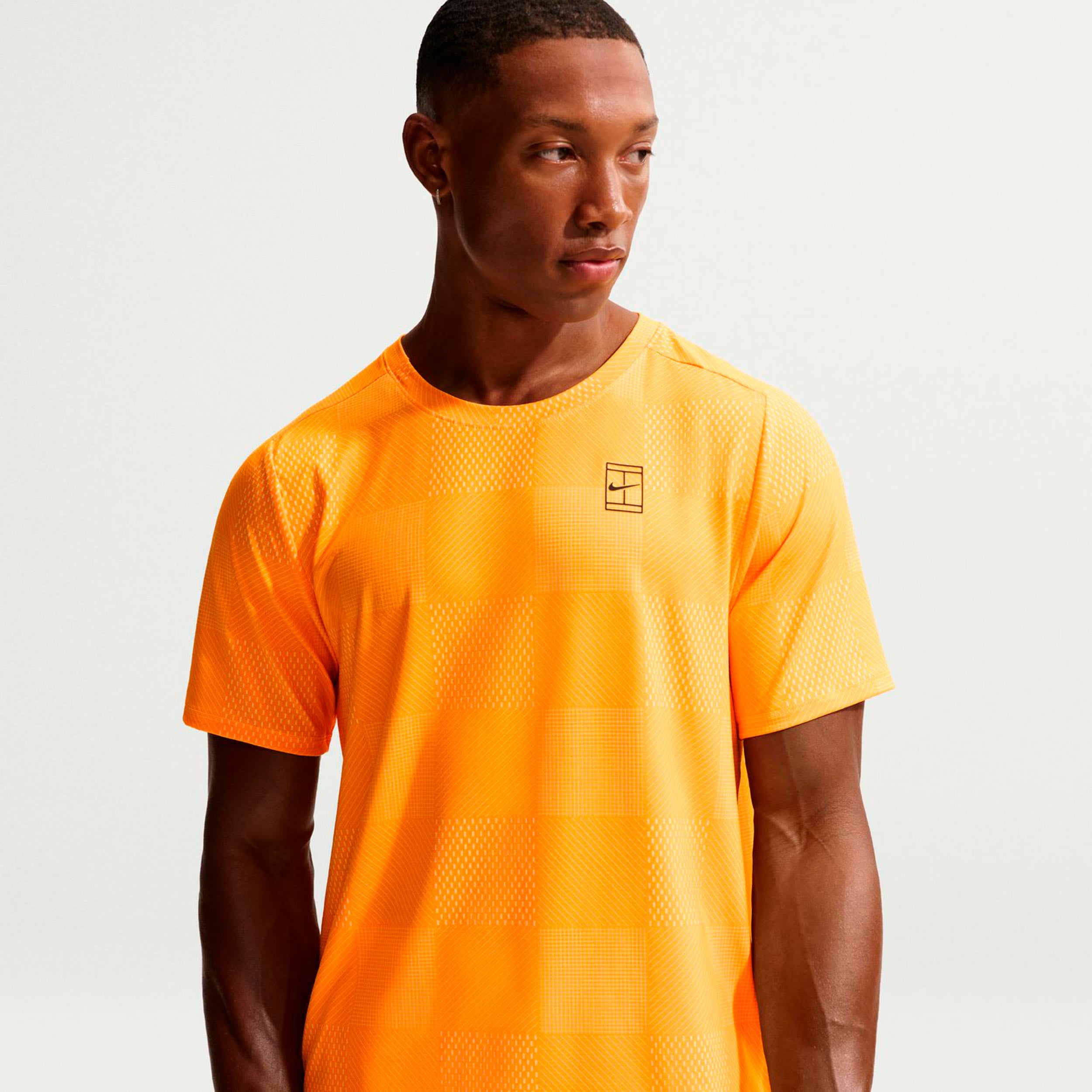 Nike Carlos Alcaraz Court Dri - Fit Advantage T Shirt Herren Orange