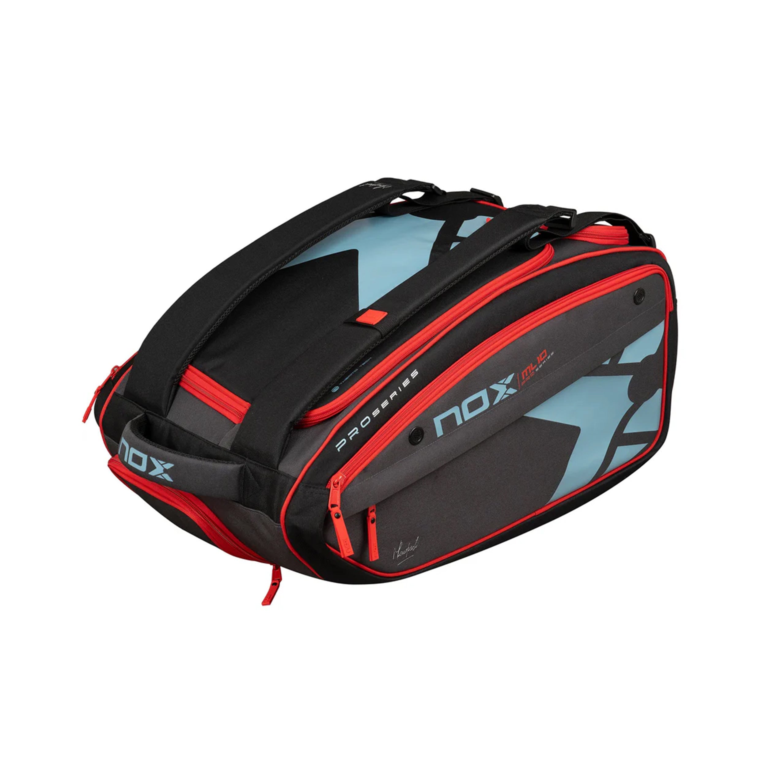 Nox Ml10 Competition Xl Compact Padelschlägertasche - Schwarz, Rot