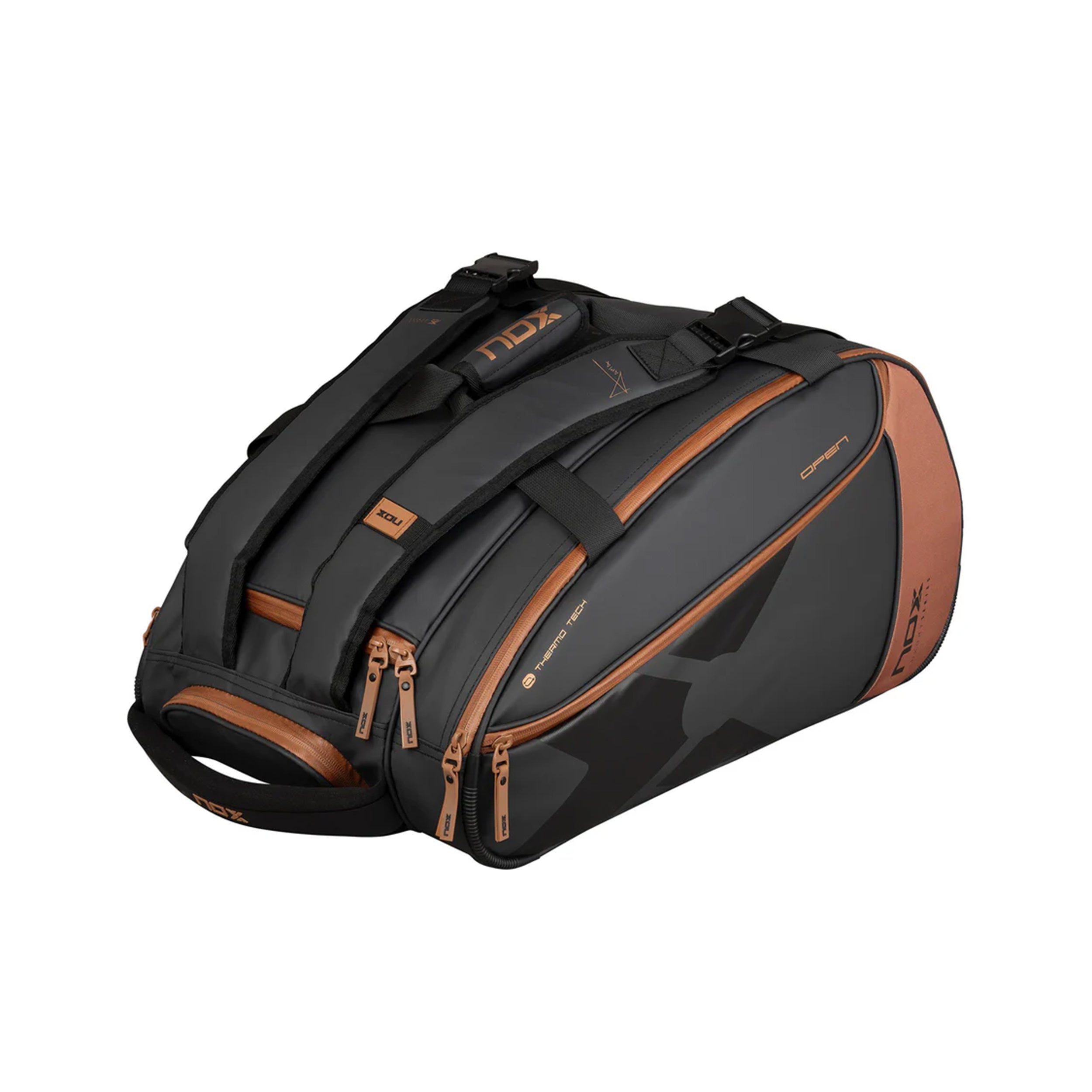 Nox Open Series Padelschlägertasche - Schwarz, Bronze