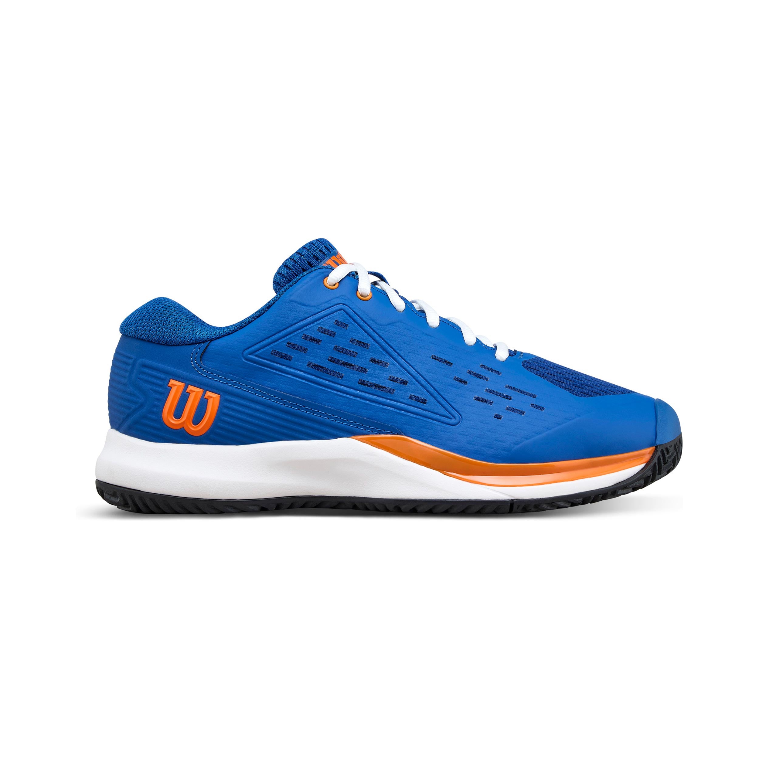 Wilson Rush Pro Ace Jr Allcourtschuh Kinder - Blau, Orange