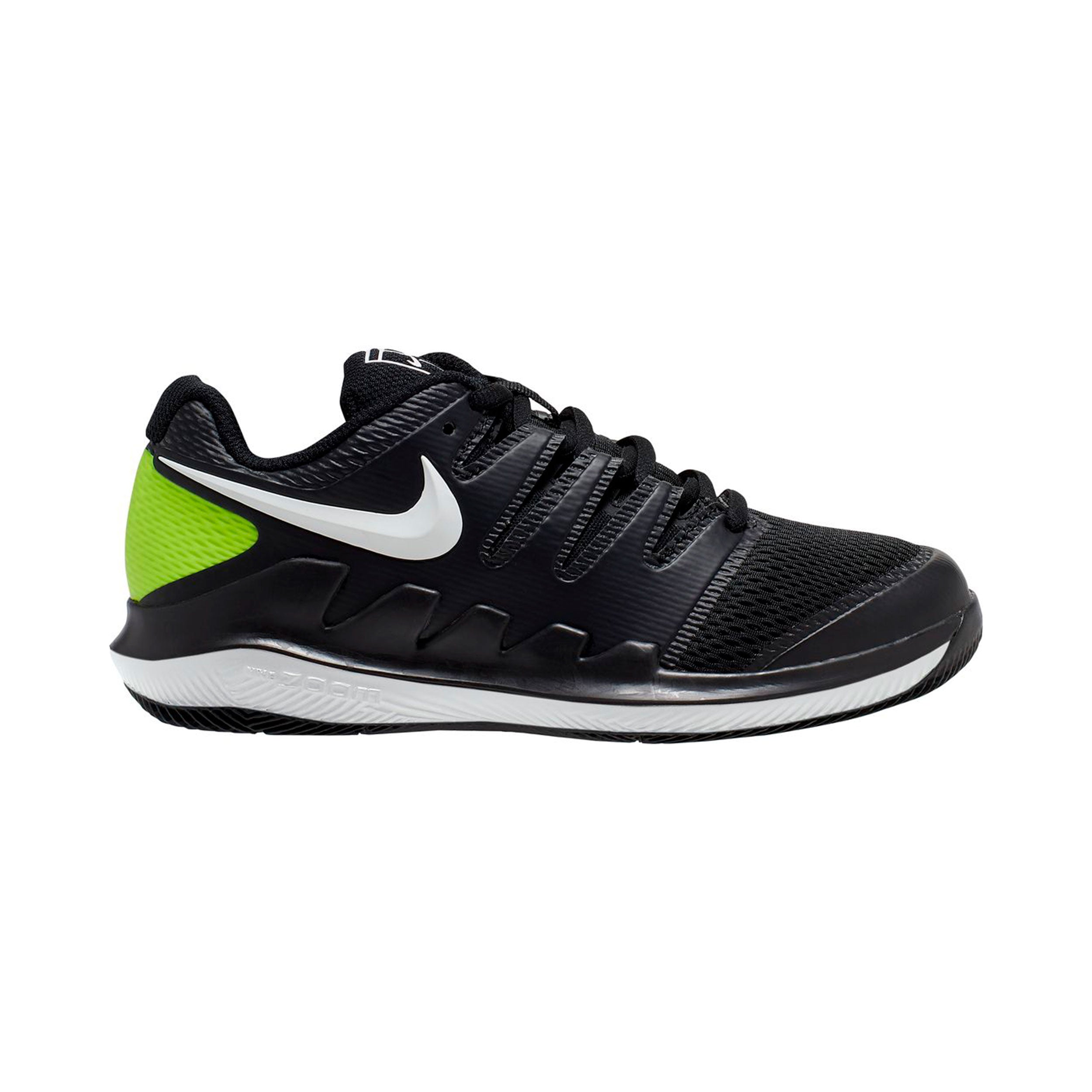 Nike Vapor X Allcourtschuh Kinder - Schwarz, Weiß