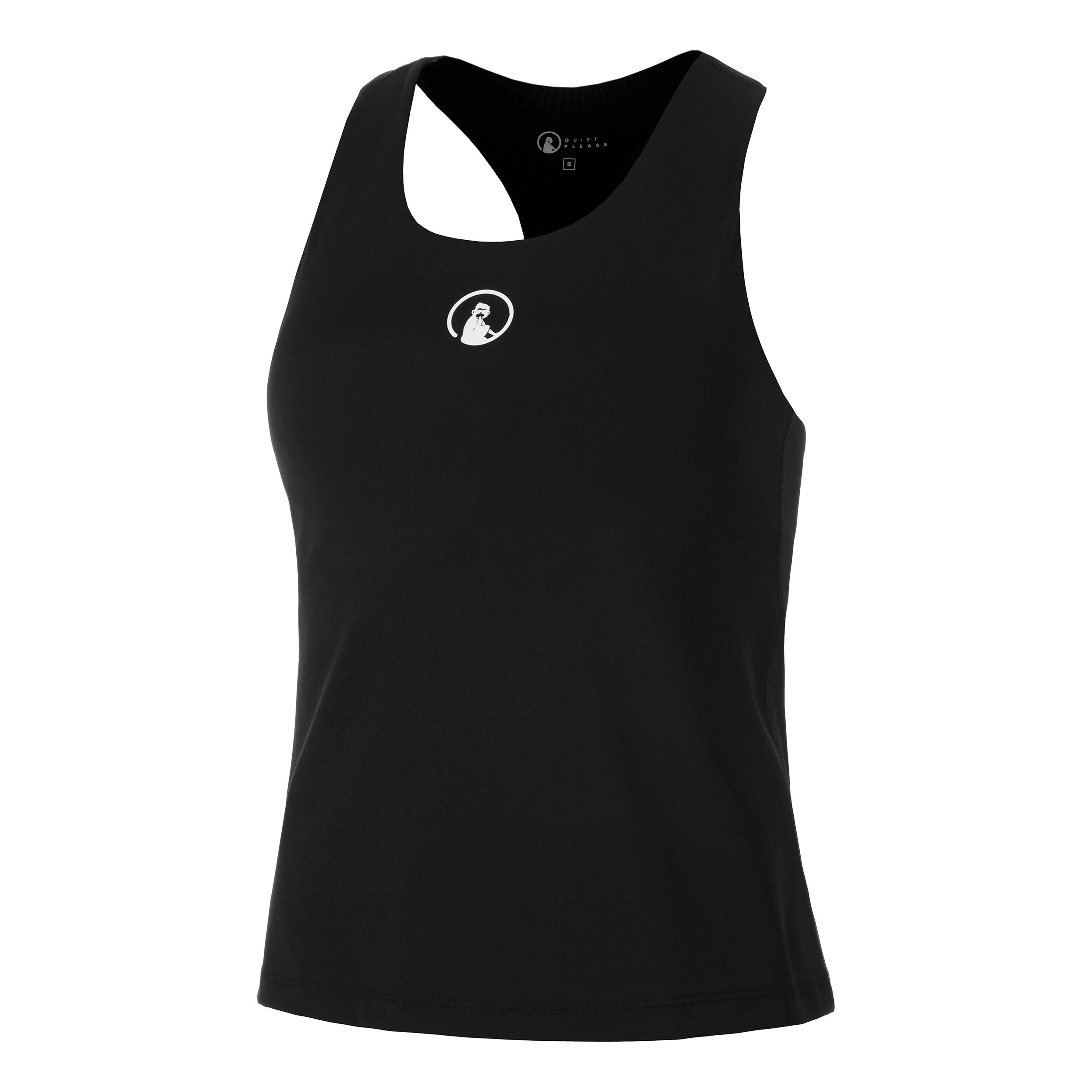 Quiet Please Inside In Tank - Top Damen Schwarz