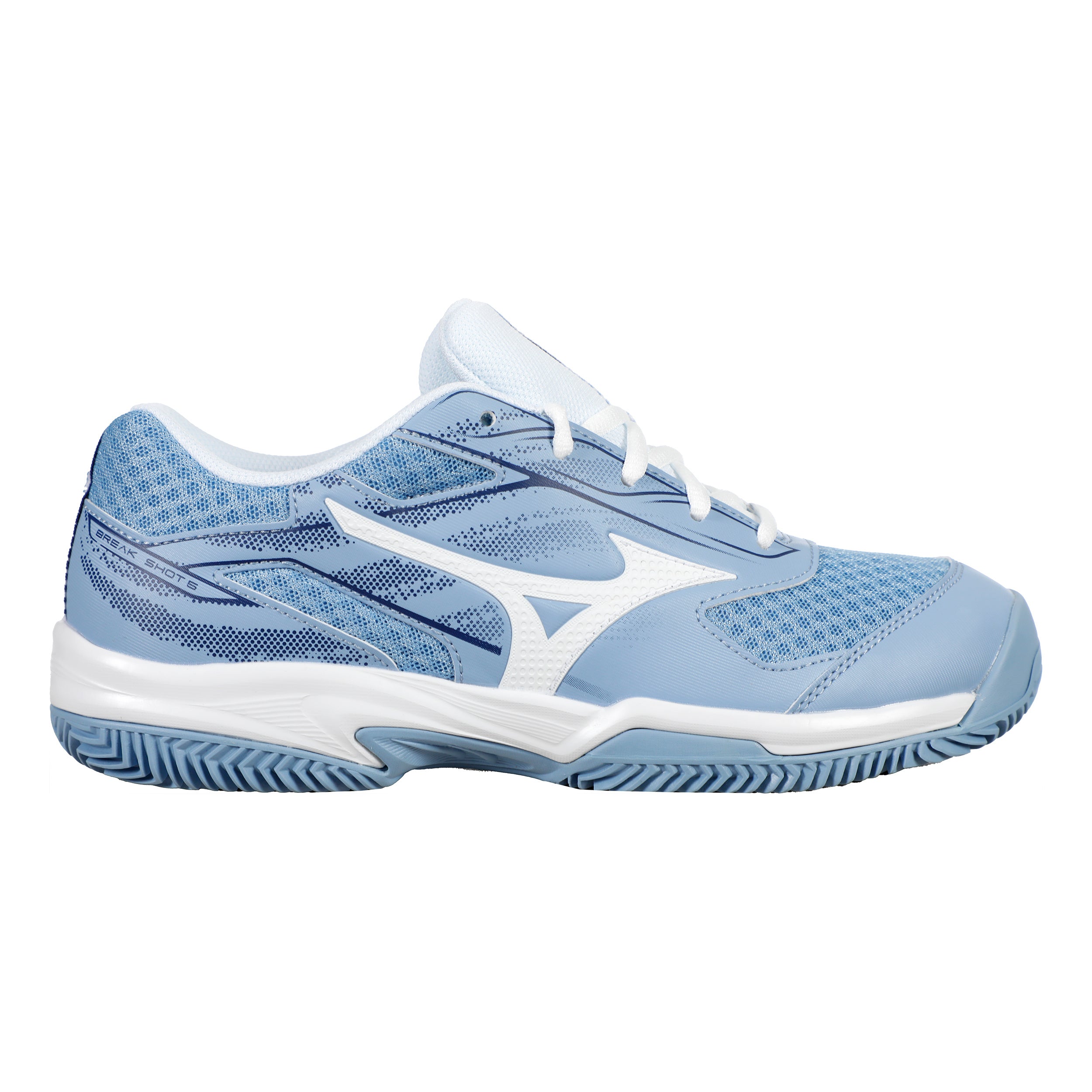 Mizuno Break Shot 5 Sandplatzschuh Damen - Blau, Weiß
