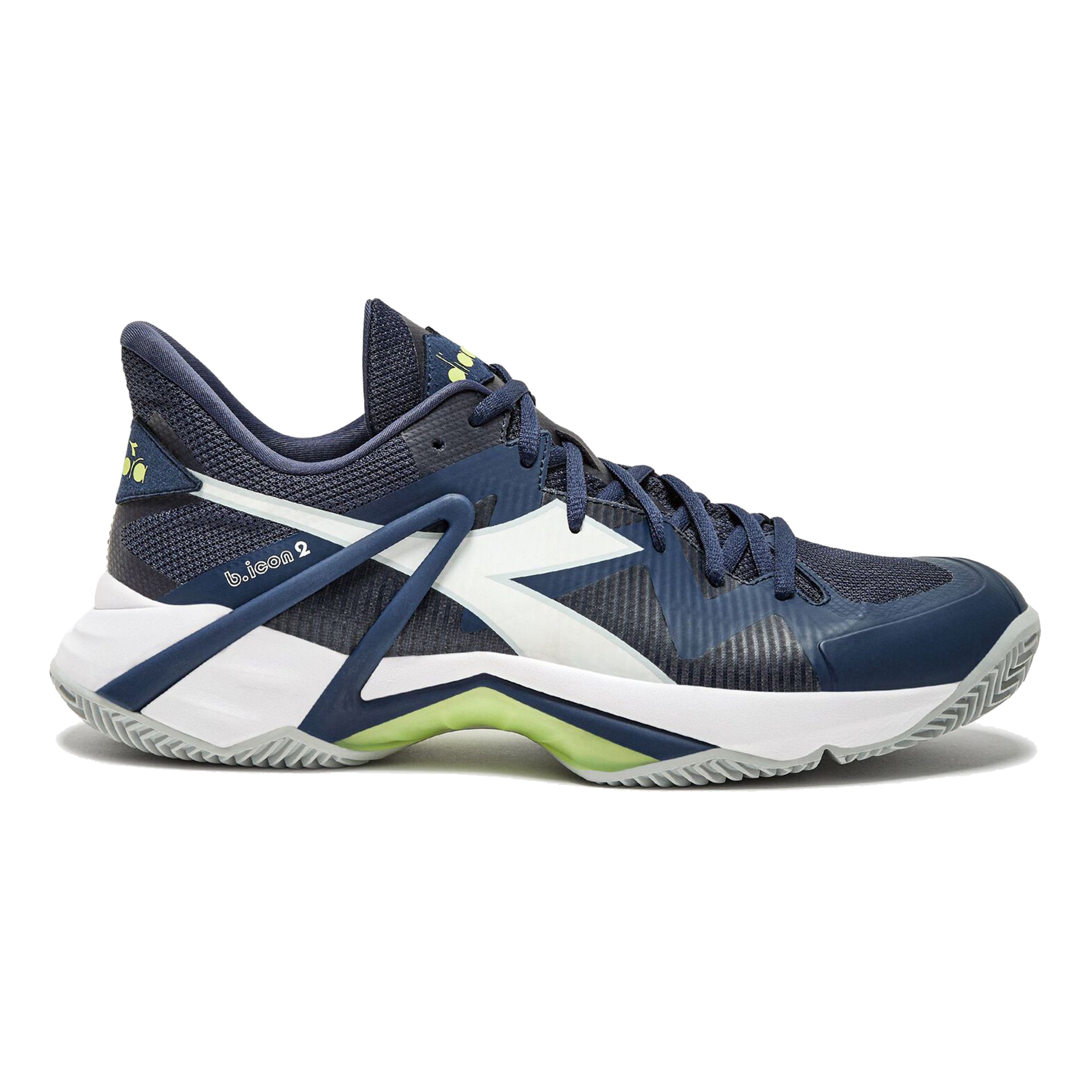 Diadora B.icon 2 Sandplatzschuh Herren - Blau, Weiß