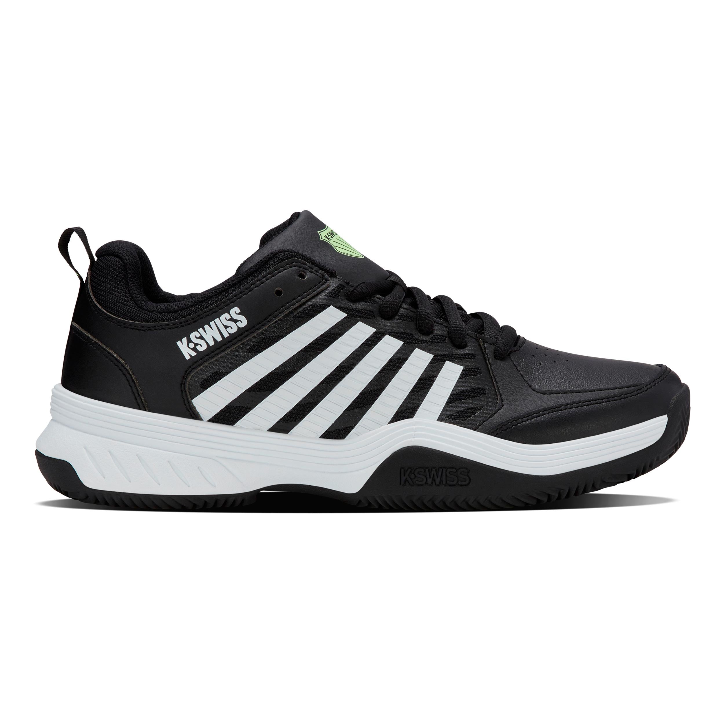 K - Swiss Court Express 2 Sandplatzschuh Herren Schwarz, Weiß