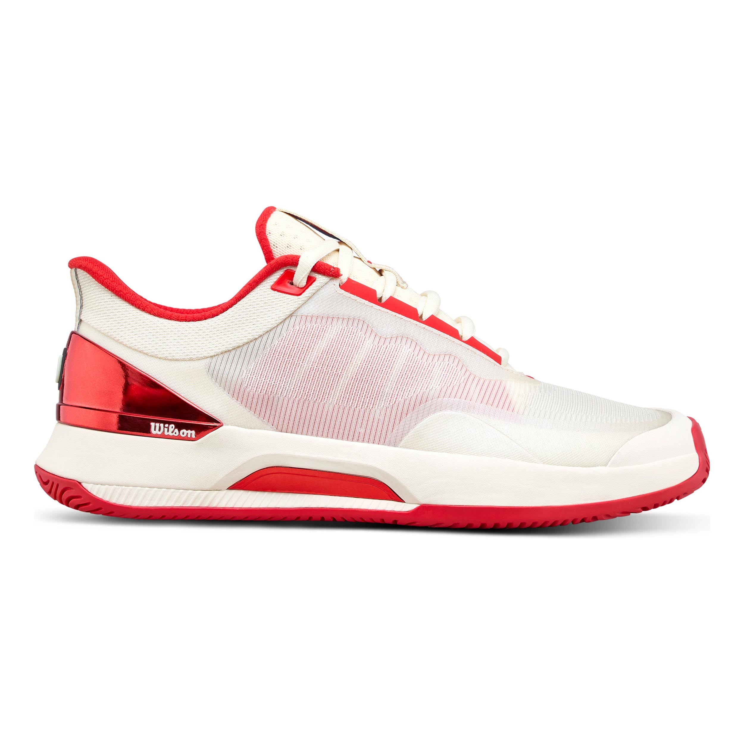 Wilson Intrigue Tour Allcourtschuh Damen - Creme, Rot