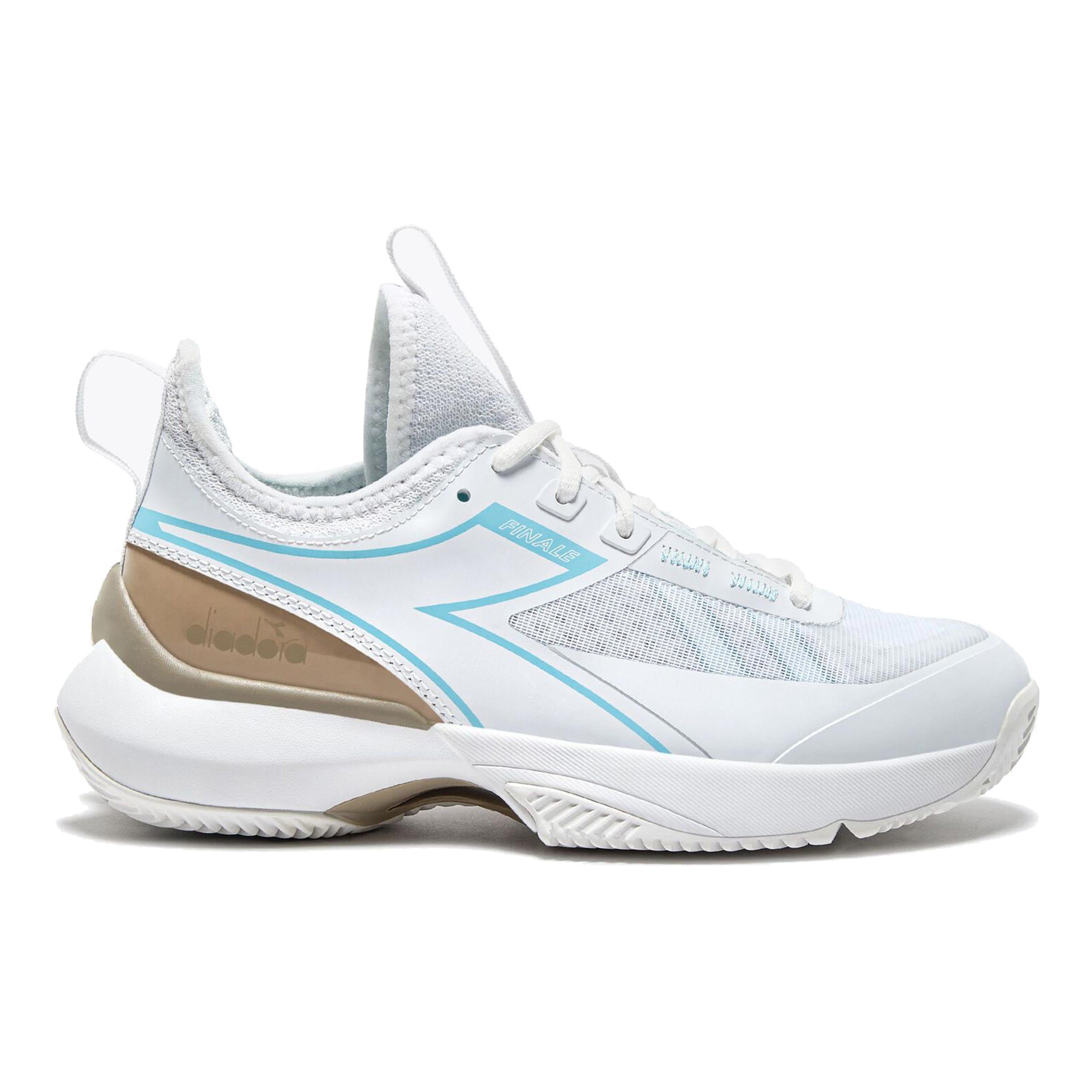 Diadora Finale Sandplatzschuh Damen - Weiß, Beige