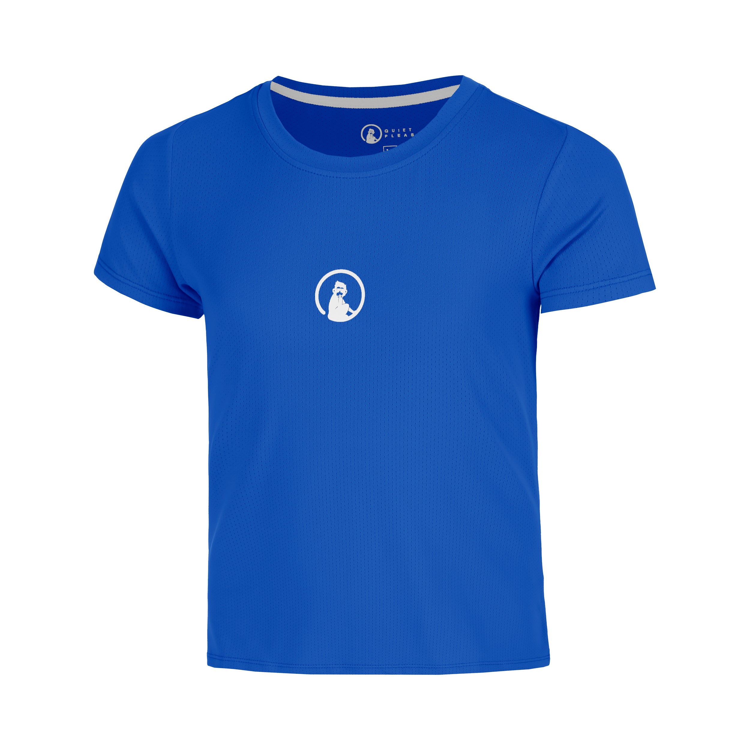 Quiet Please Retriever T - Shirt Mädchen Blau, Weiß