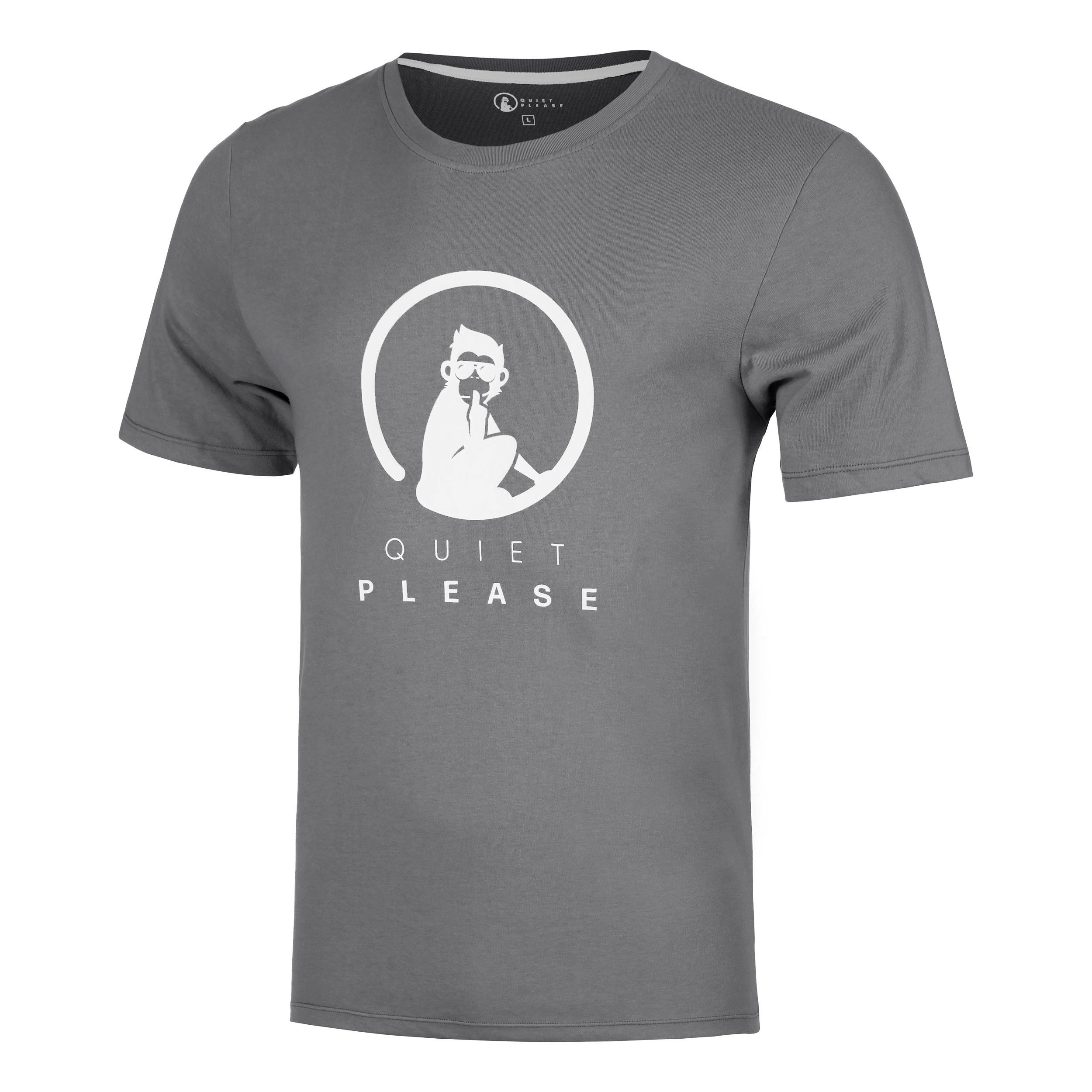 Quiet Please Trainings T - Shirt Herren