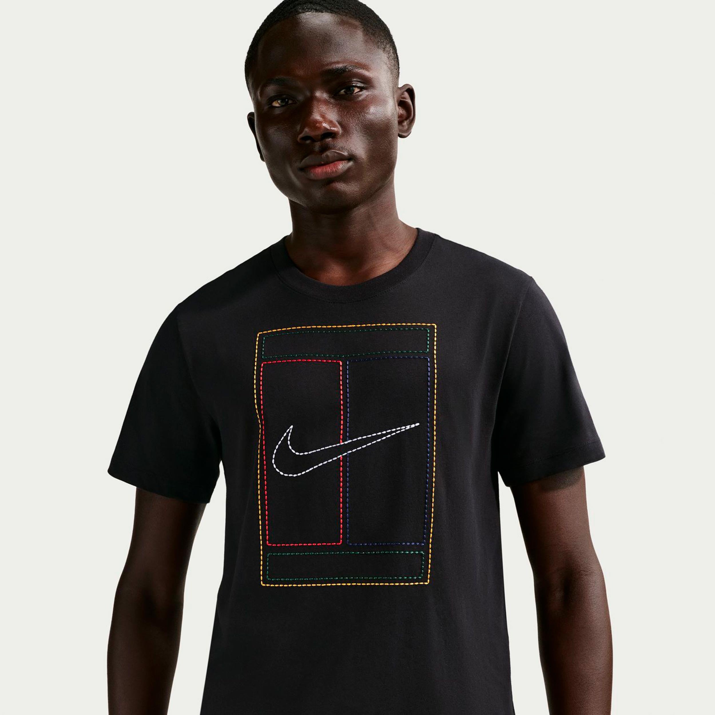 Nike Court Heritage T - Shirt Herren Schwarz
