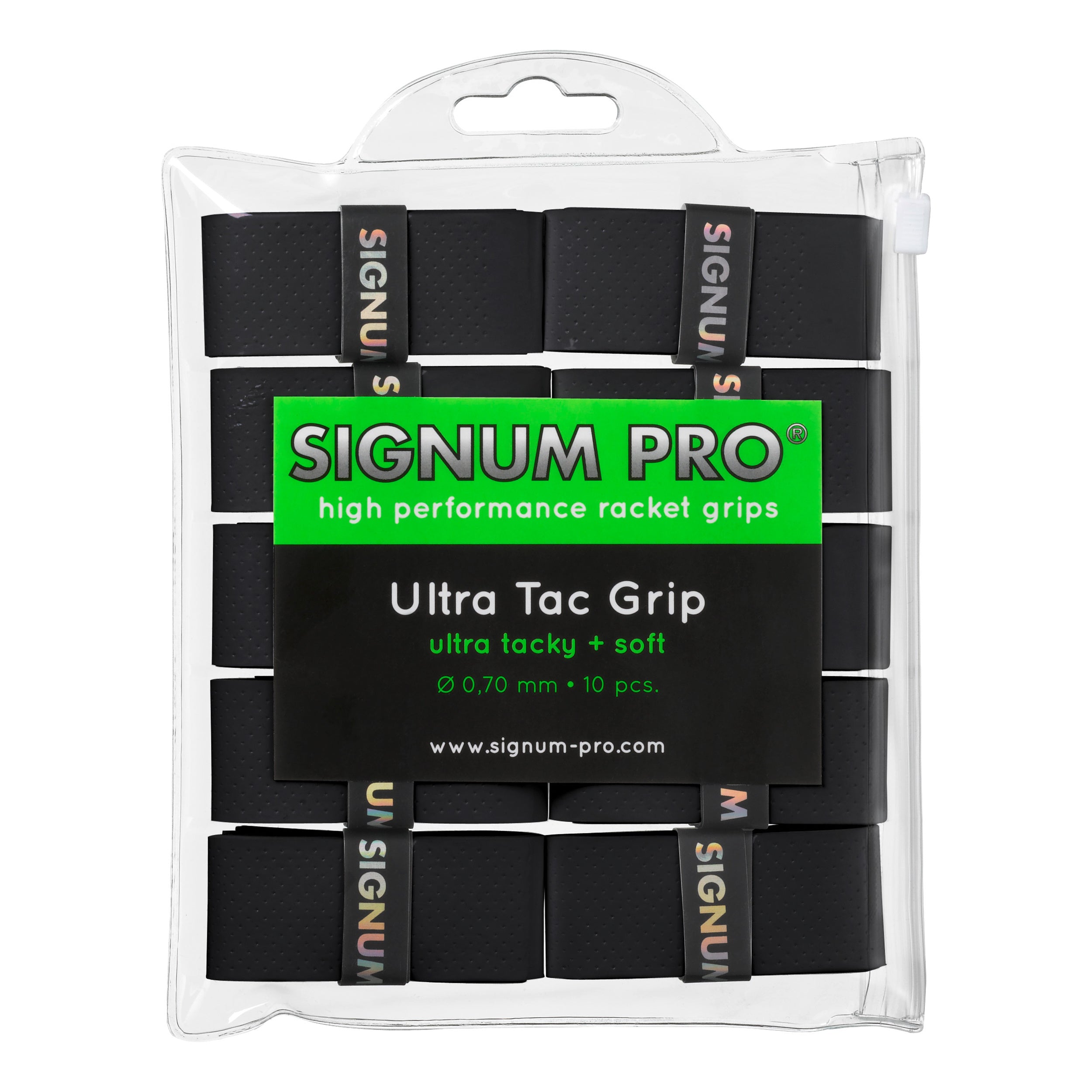 Signum Pro Ultra Tac Grip 10er Pack - Schwarz