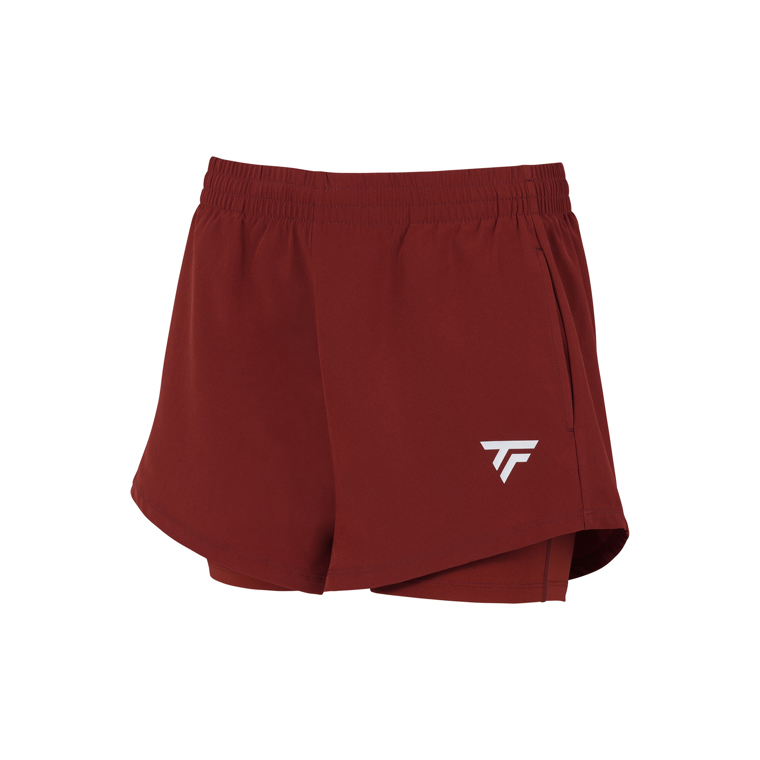 Tecnifibre Team Ballshort Damen - Dunkelrot