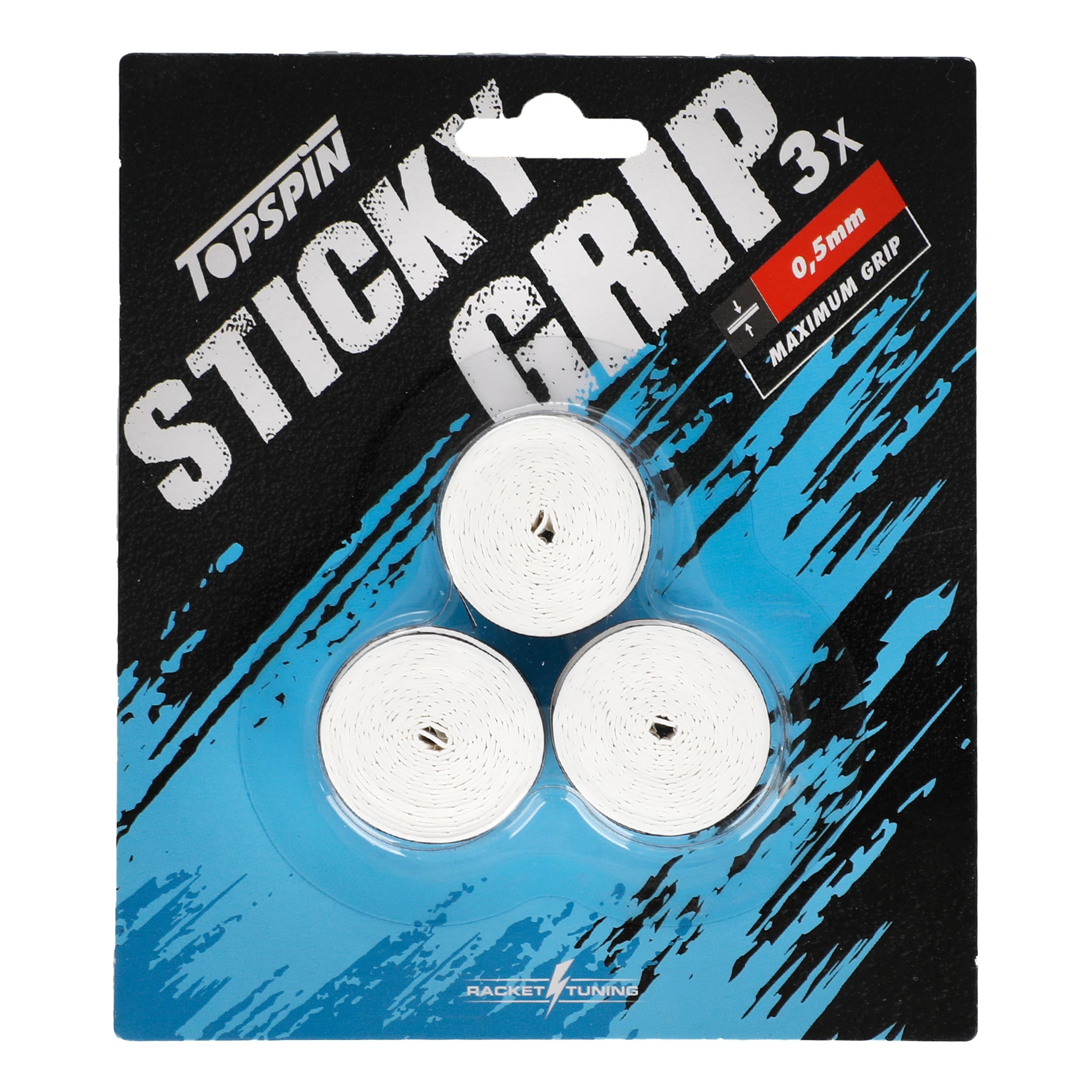 Topspin Sticky Grip 3er Pack - Weiß