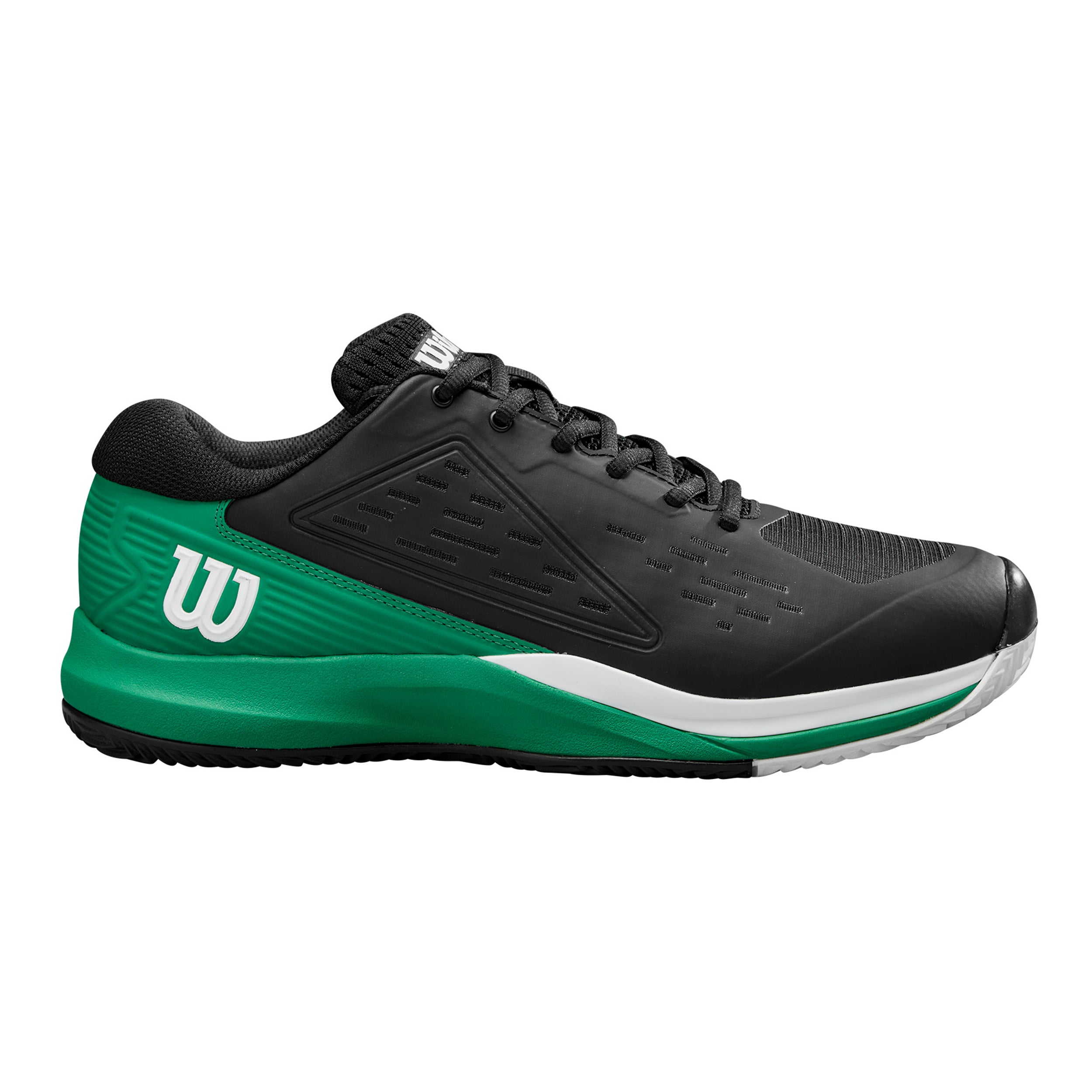Wilson Rush Pro Ace Sandplatzschuh Herren - Schwarz, Grün