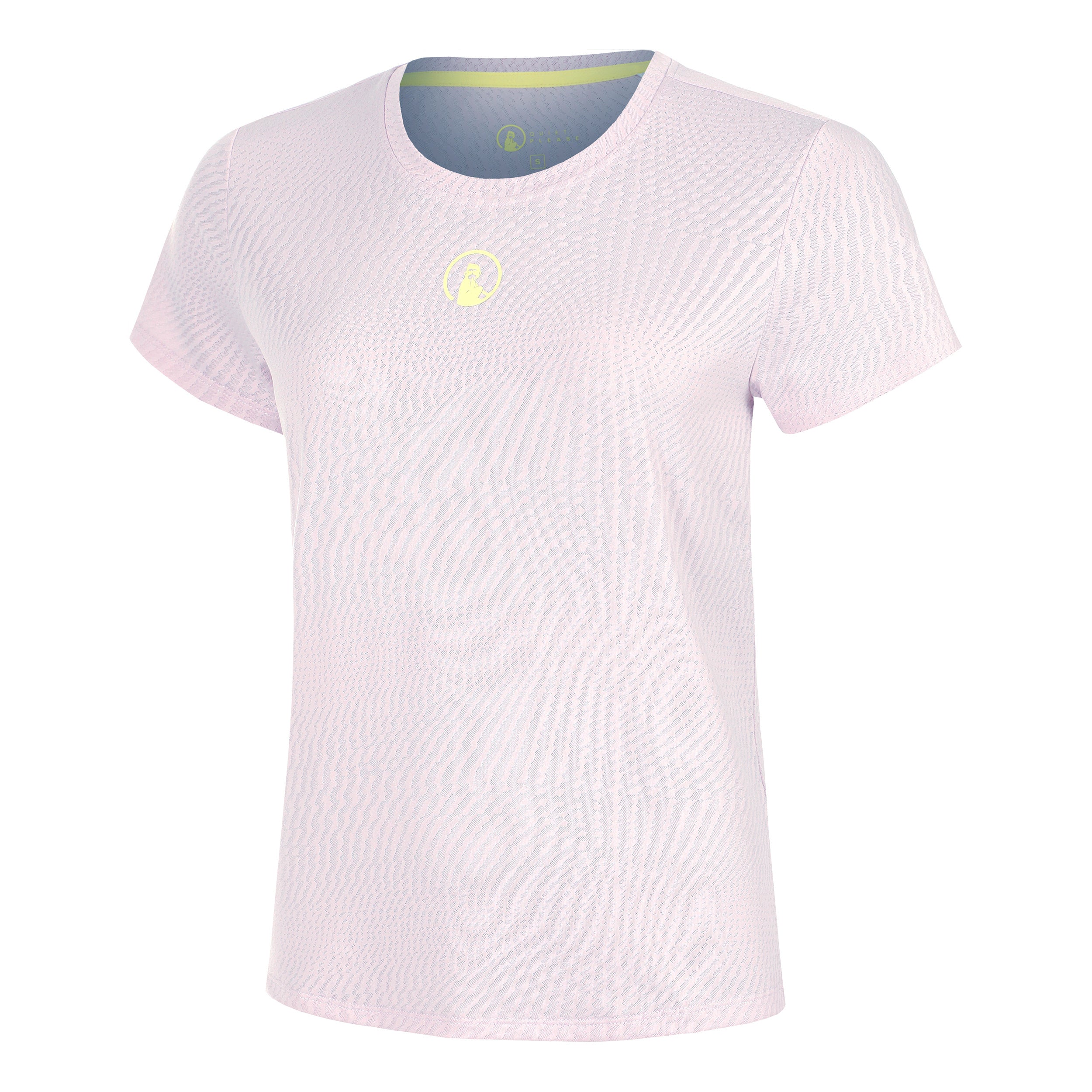 Quiet Please Mind Spin T - Shirt Damen Flieder, Gelb