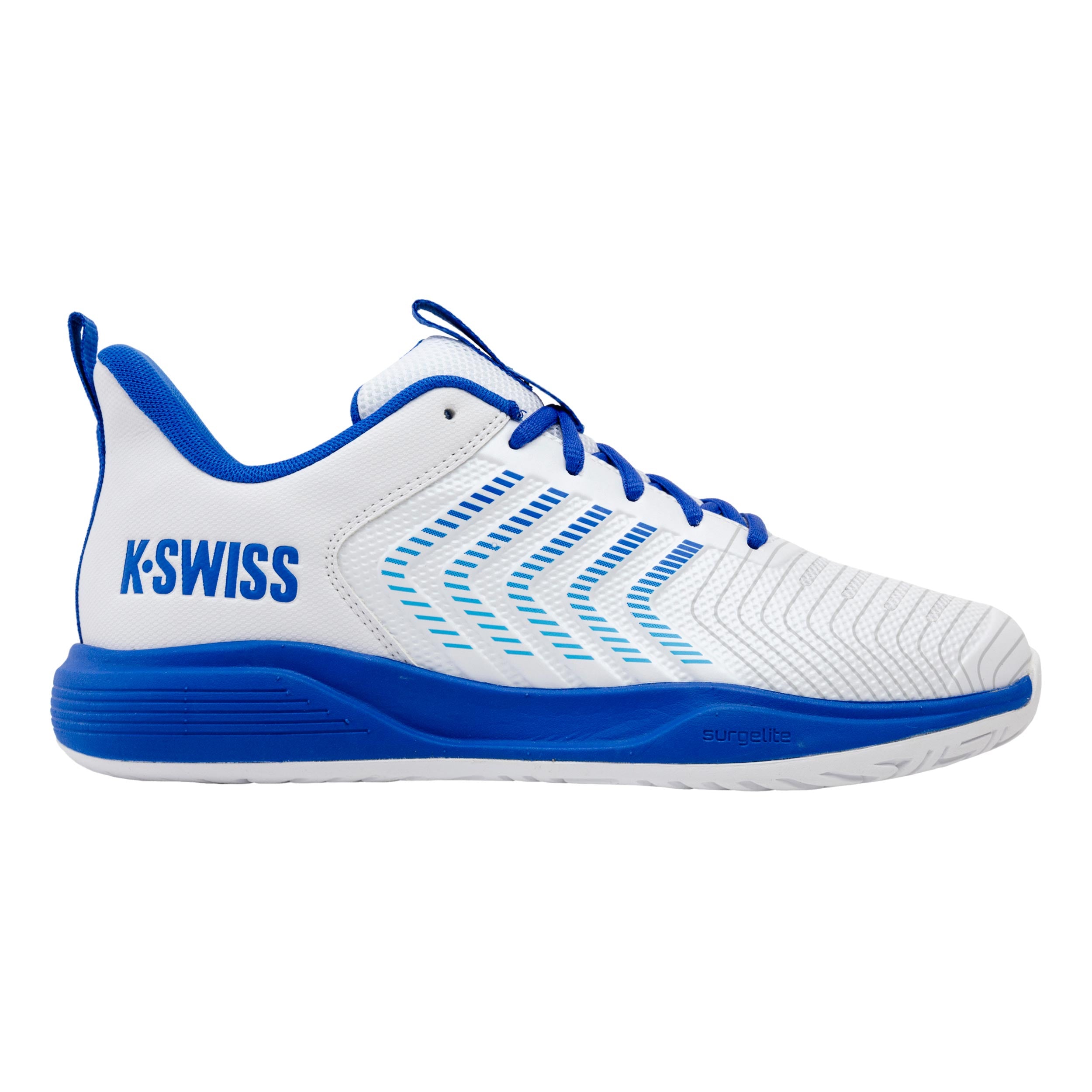 K - Swiss Ultrashot Light Ac Allcourtschuh Herren Weiß, Blau