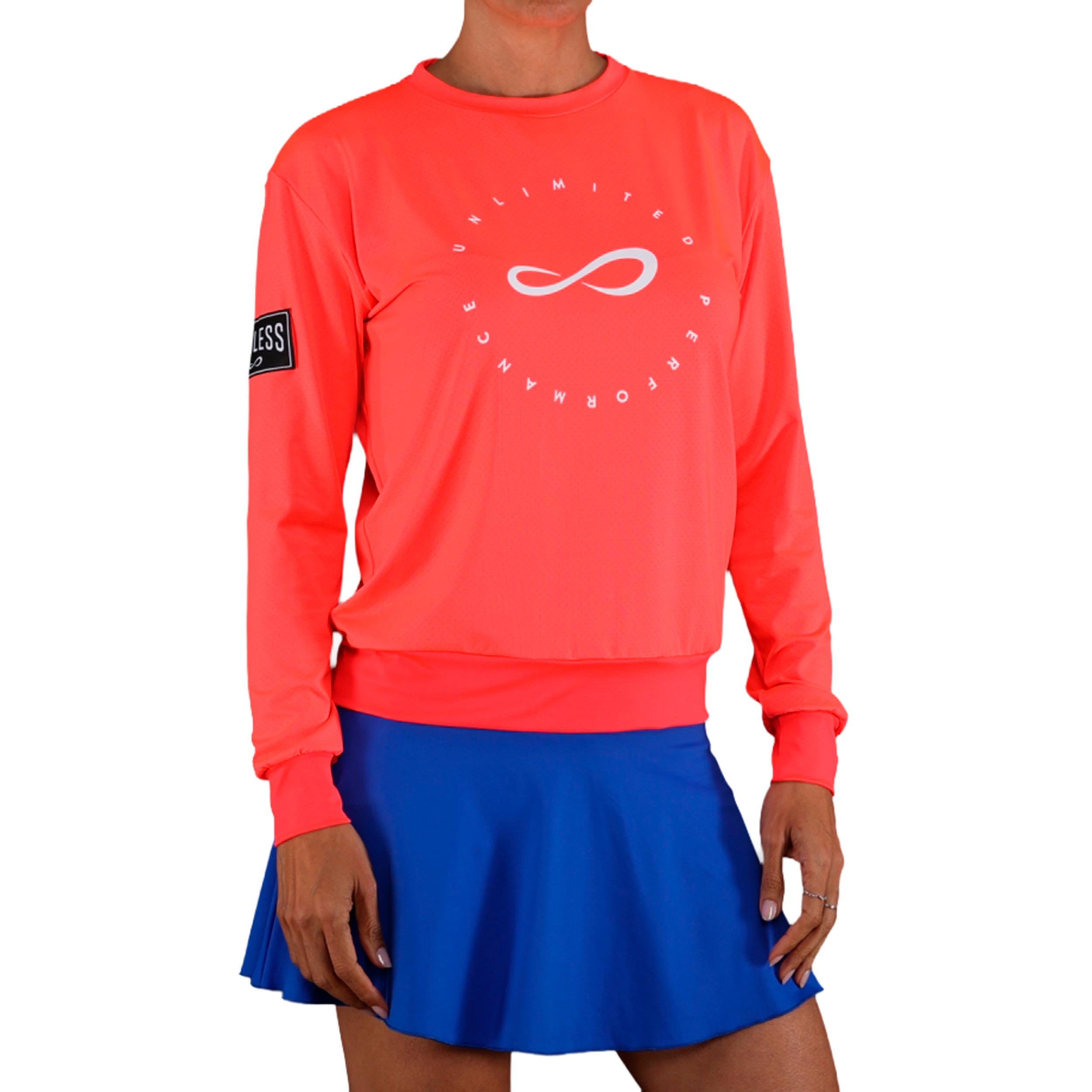 Endless Inner Tech Sweatshirt Damen - Koralle
