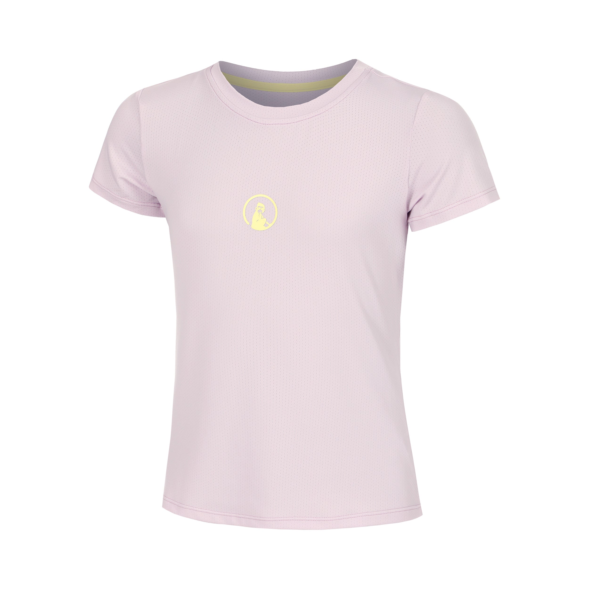 Quiet Please Mind Retriever T - Shirt Mädchen Flieder, Gelb