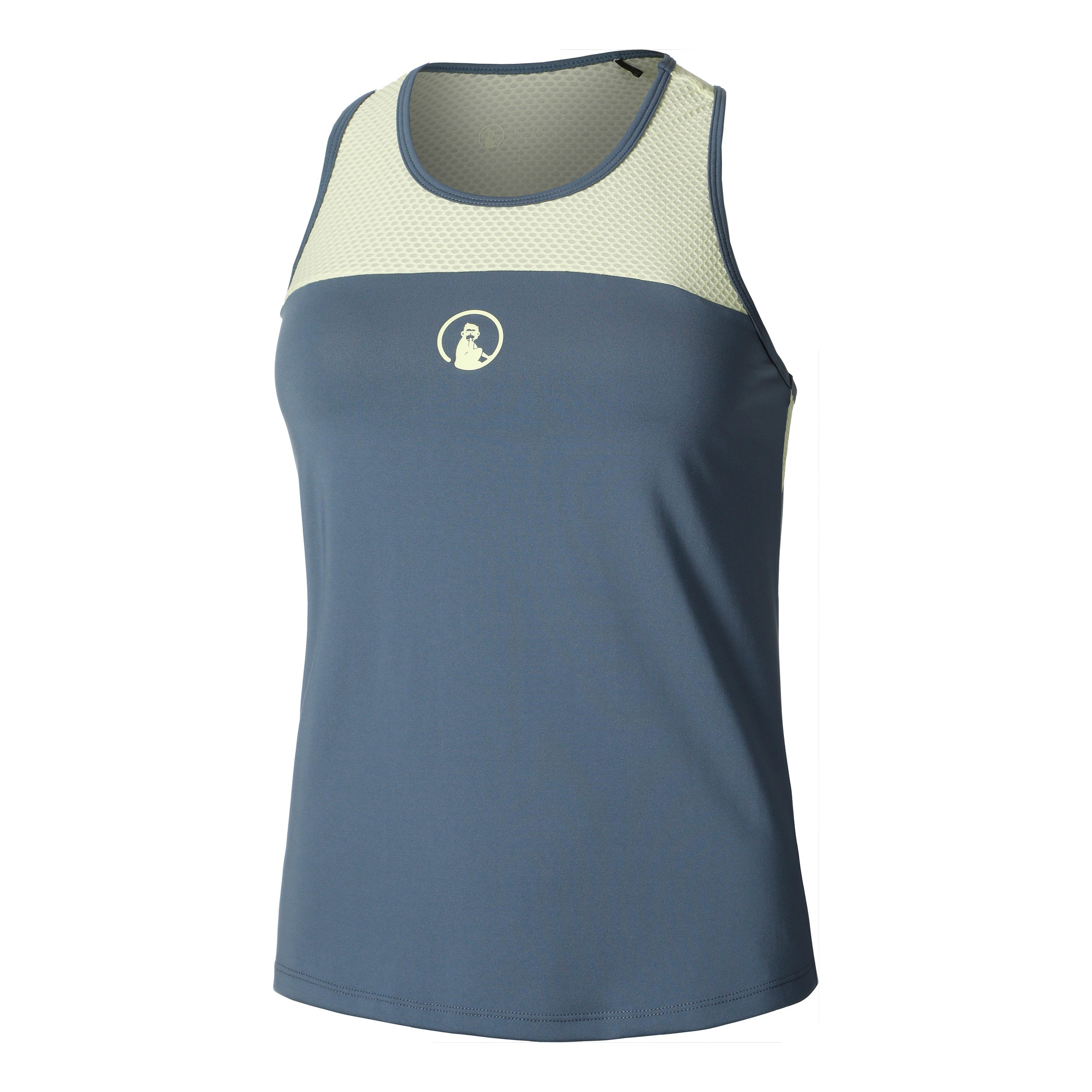 Quiet Please Perspectives Racerback Tank - Top Damen Blau