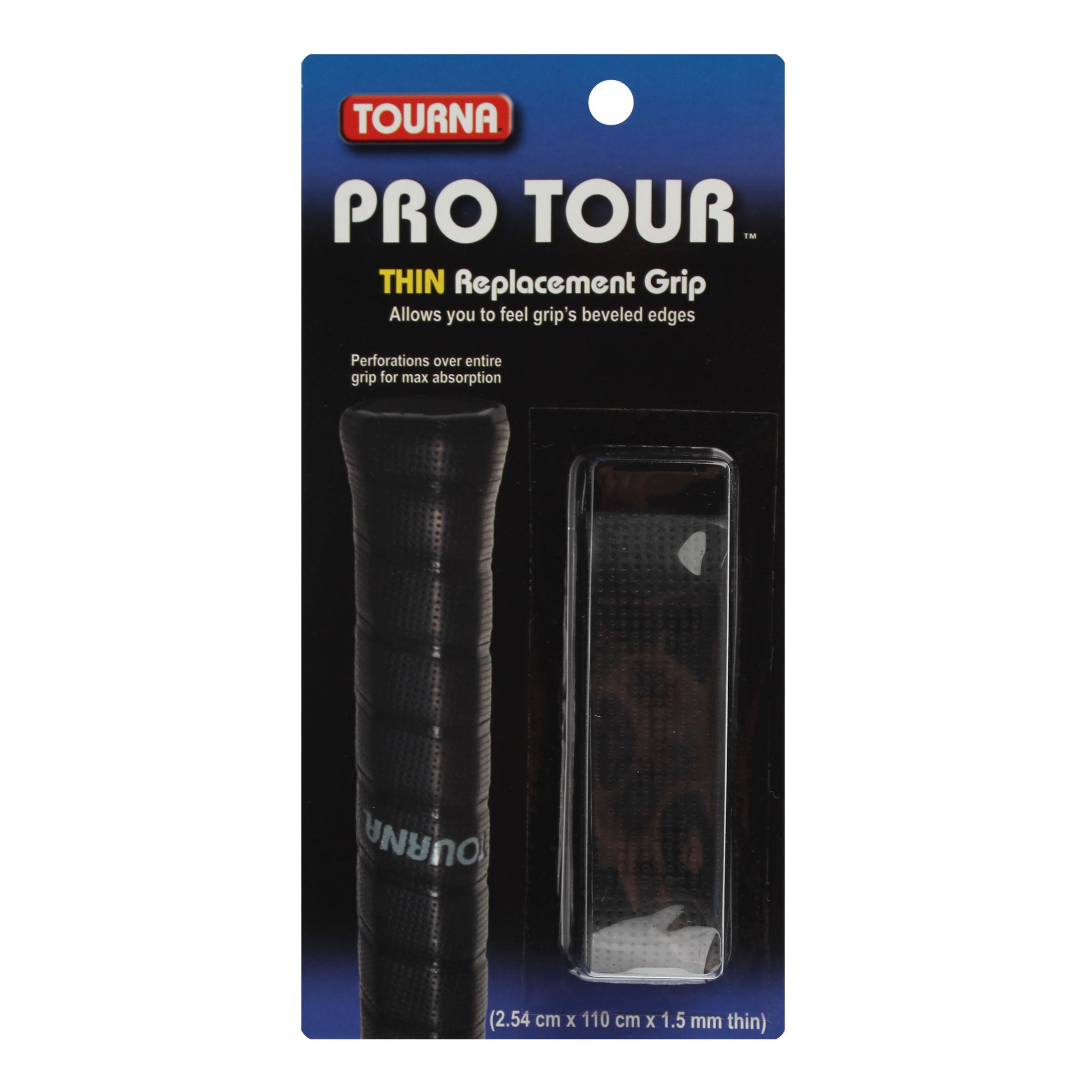 Tourna Pro Tour Grip 1er Pack - Schwarz