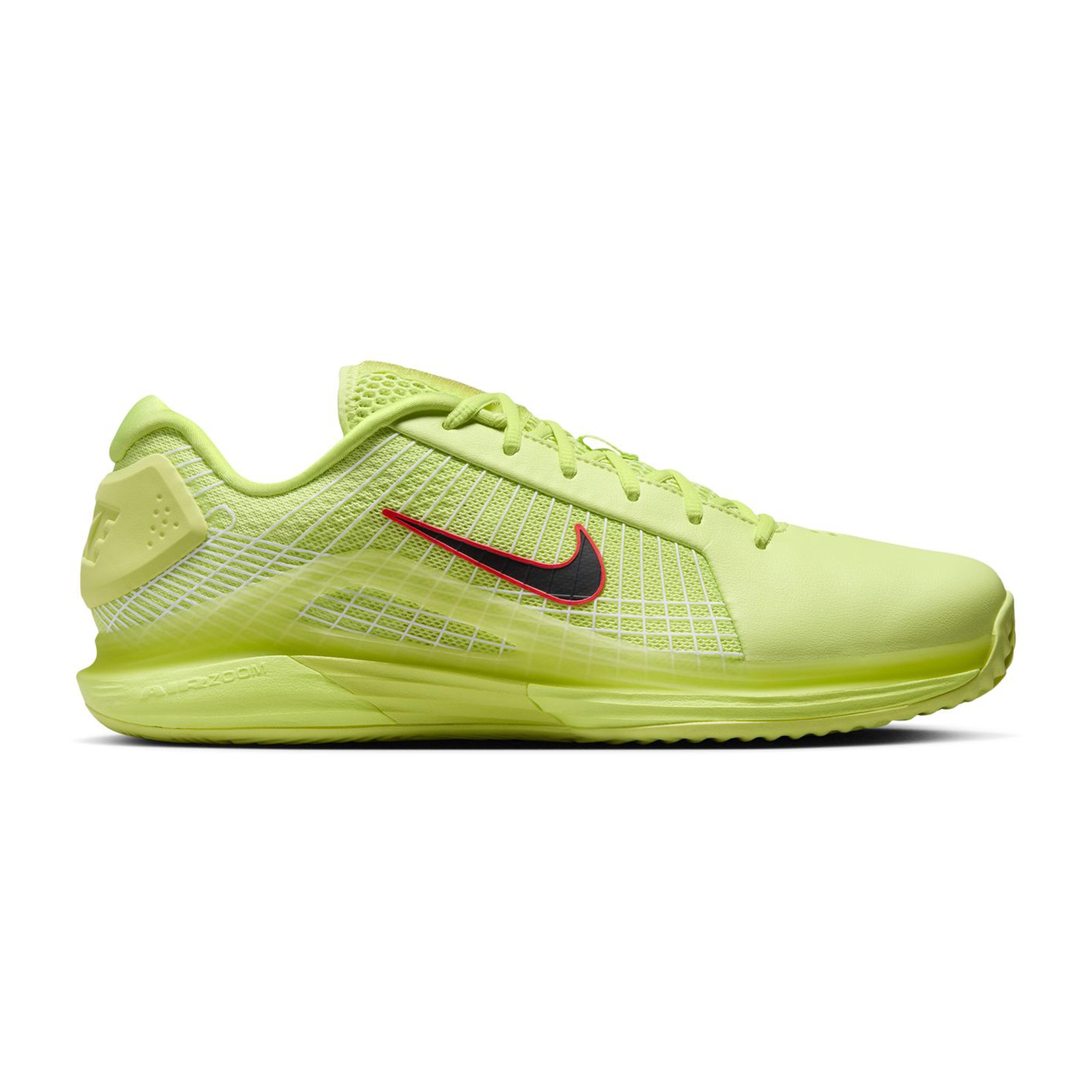 Nike Vapor 12 Hypersmash Sandplatzschuh Herren - Limette