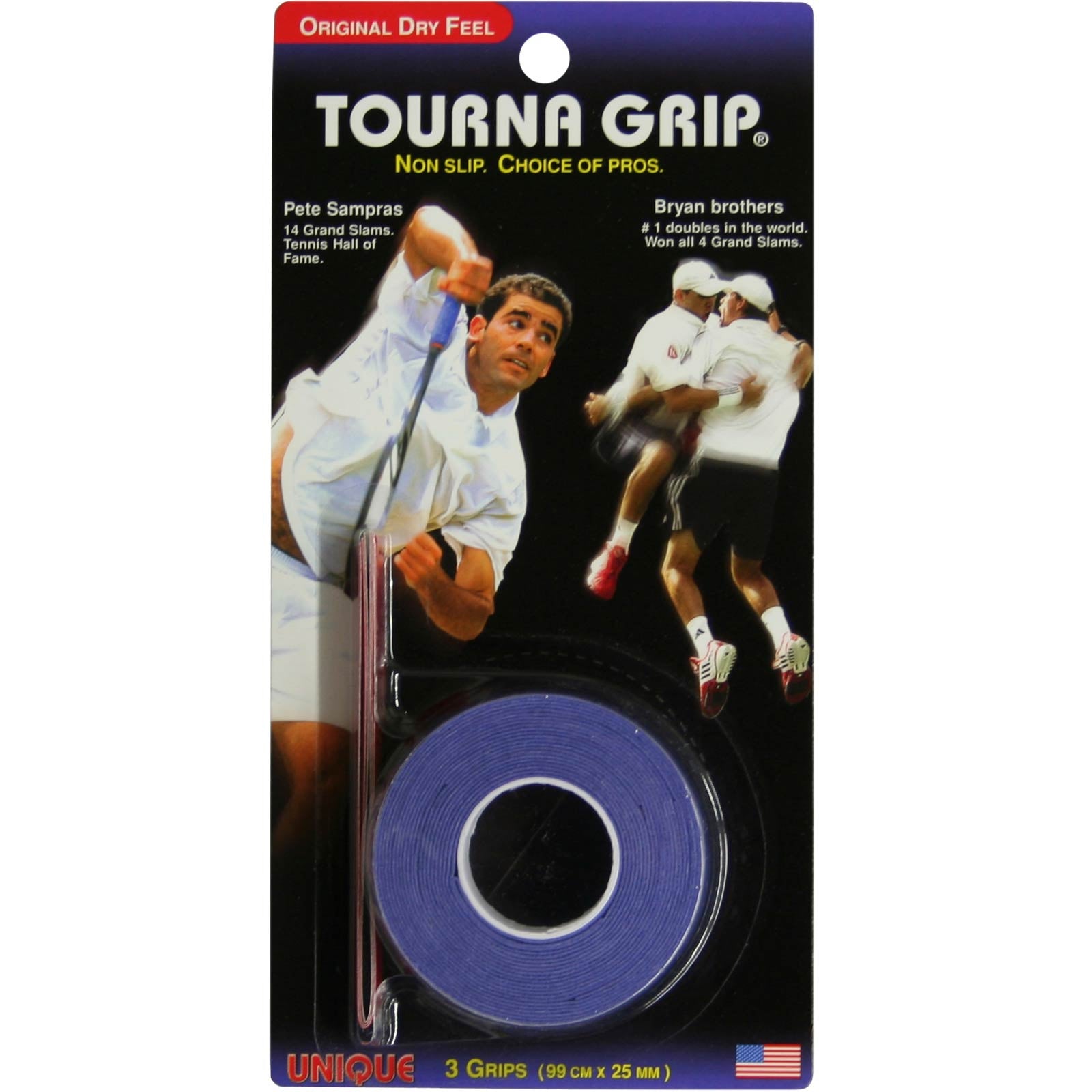 Tourna Grip Standard 3er Pack - Blau