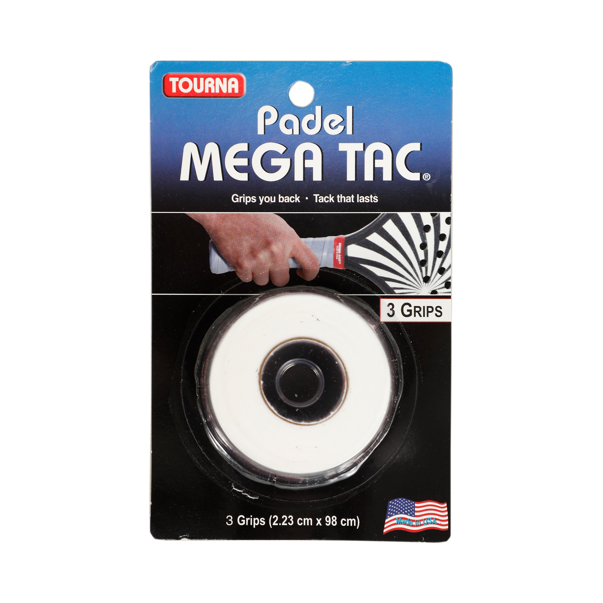 Tourna Padel Mega Tac 3er Pack - Weiß