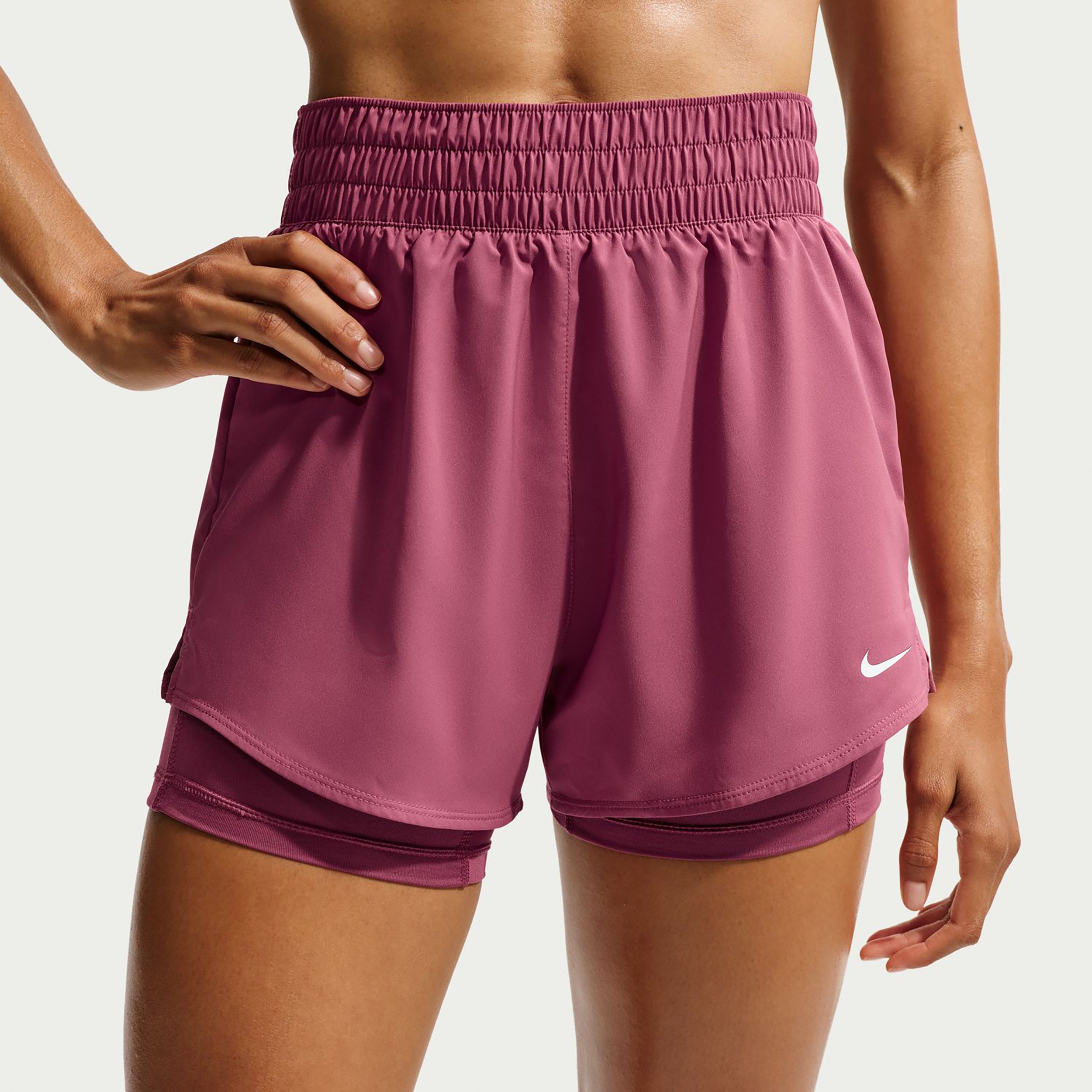 Nike Dri - Fit One High Rise 2in1 3in Shorts Damen