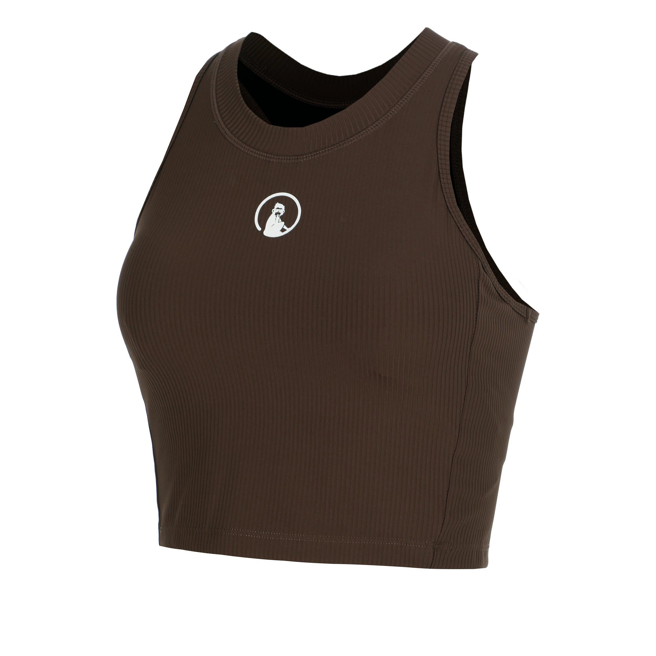 Quiet Please Memories Rib Crop Tank - Top Damen